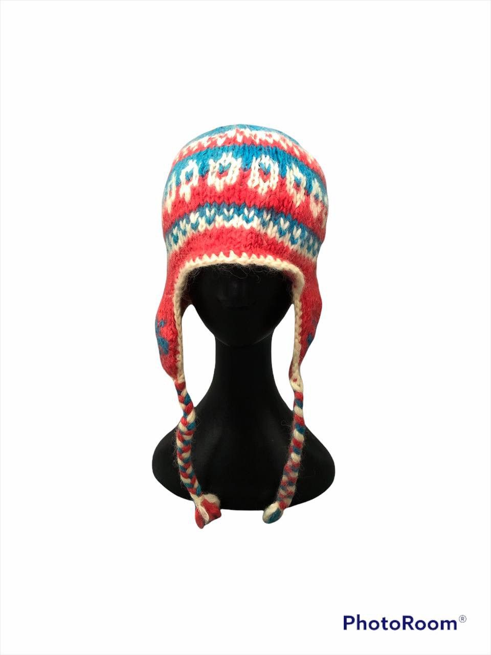 Vintage Vintage Wool Navajo Motif Beanie Hat Size ONE SIZE - 1 Thumbnail