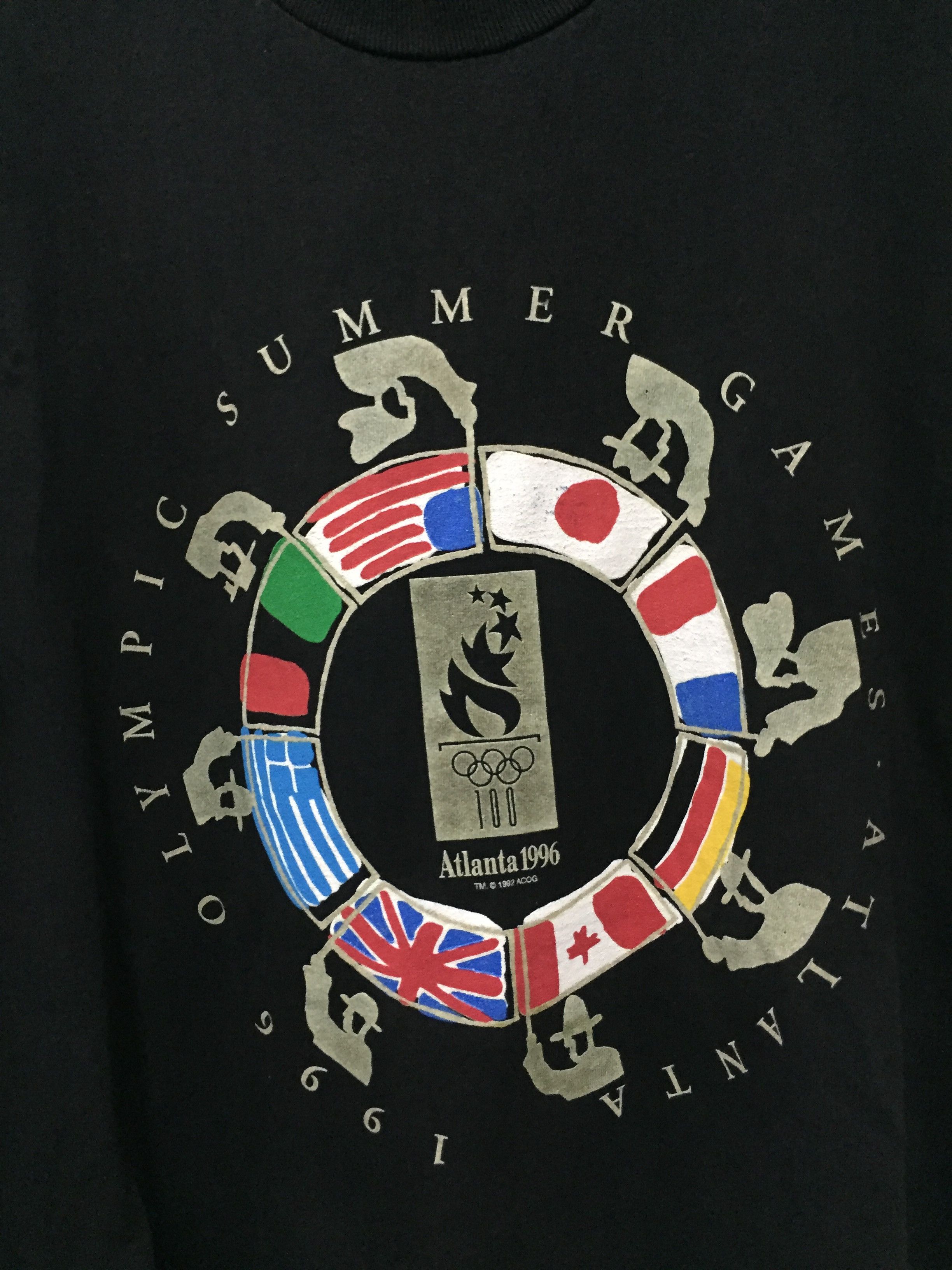 USA Olympics Vintage Olympic Atlanta 1996 Shirts Size US L / EU 52-54 / 3 - 3 Thumbnail