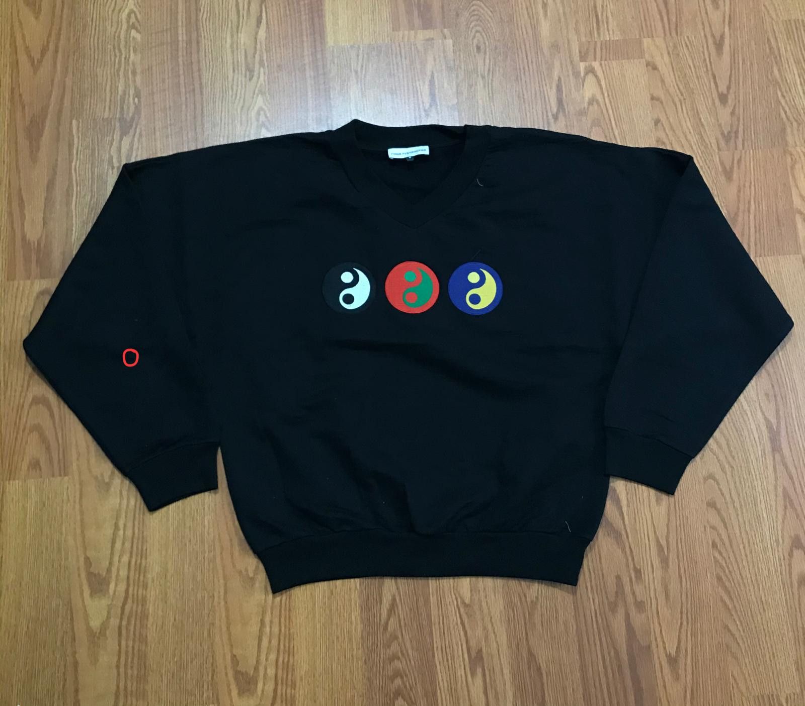 Gosha Rubchinskiy Gosha Rubchinskiy Yin Yang Crewneck Sweat Black Size US M / EU 48-50 / 2 - 5 Thumbnail