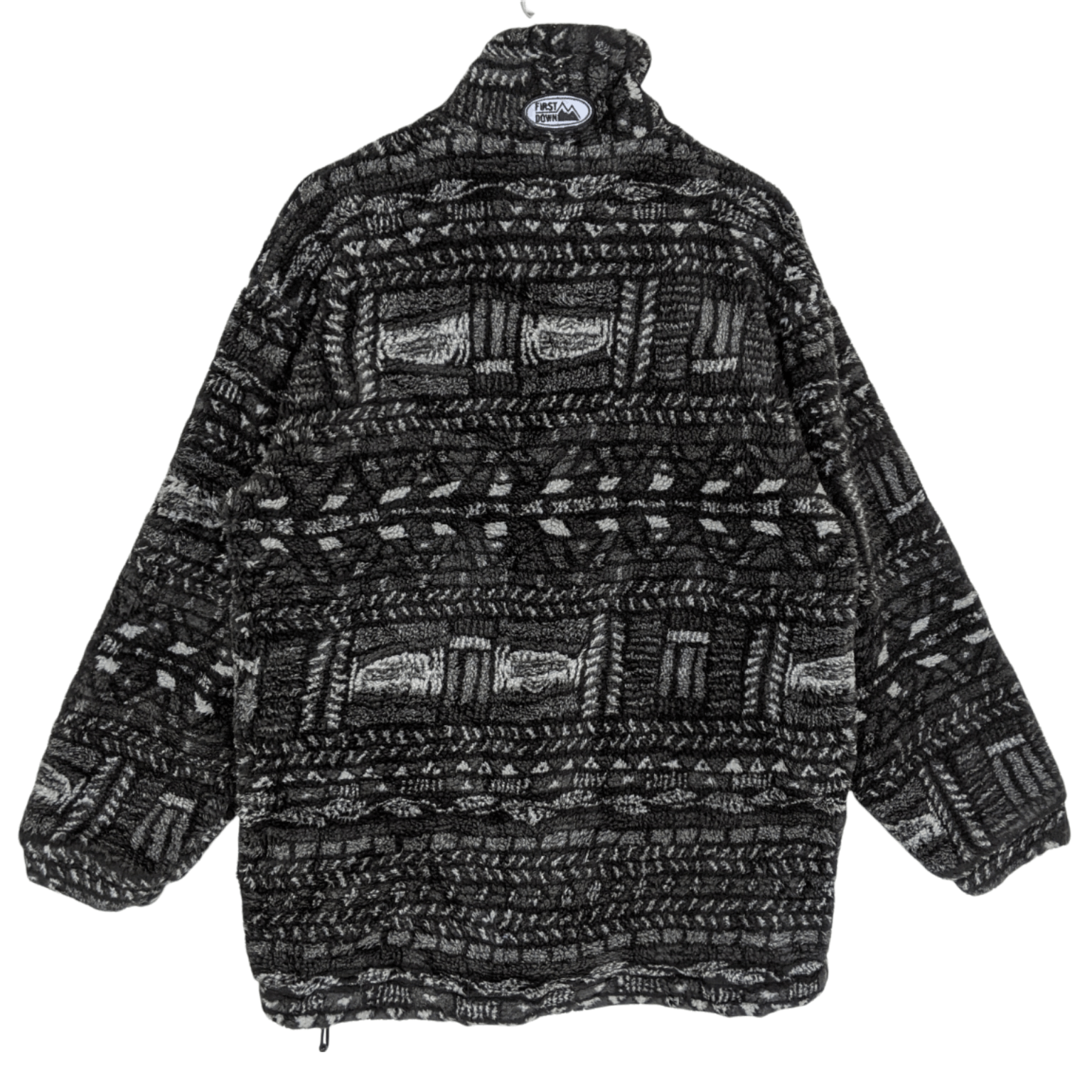 Japanese Brand FIRST DOWN Fluffy Sherpa Jacket Christmas Thanksgiving Size US L / EU 52-54 / 3 - 8 Thumbnail