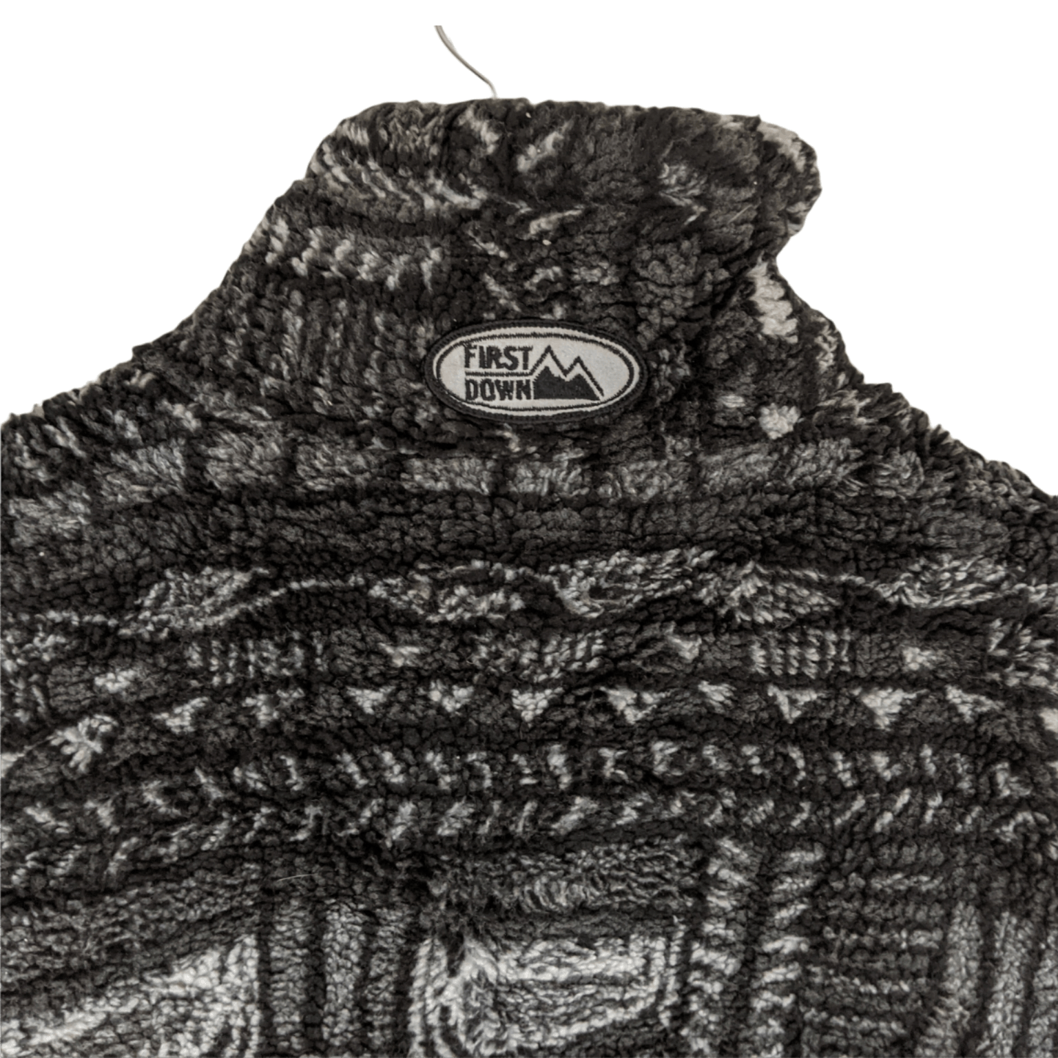 Japanese Brand FIRST DOWN Fluffy Sherpa Jacket Christmas Thanksgiving Size US L / EU 52-54 / 3 - 9 Thumbnail