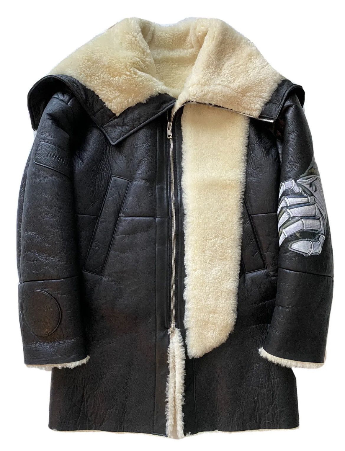 Club Sorayama × Juun.J Juun.j sorayama shearling leather jacket Size US S / EU 44-46 / 1 - 4 Thumbnail