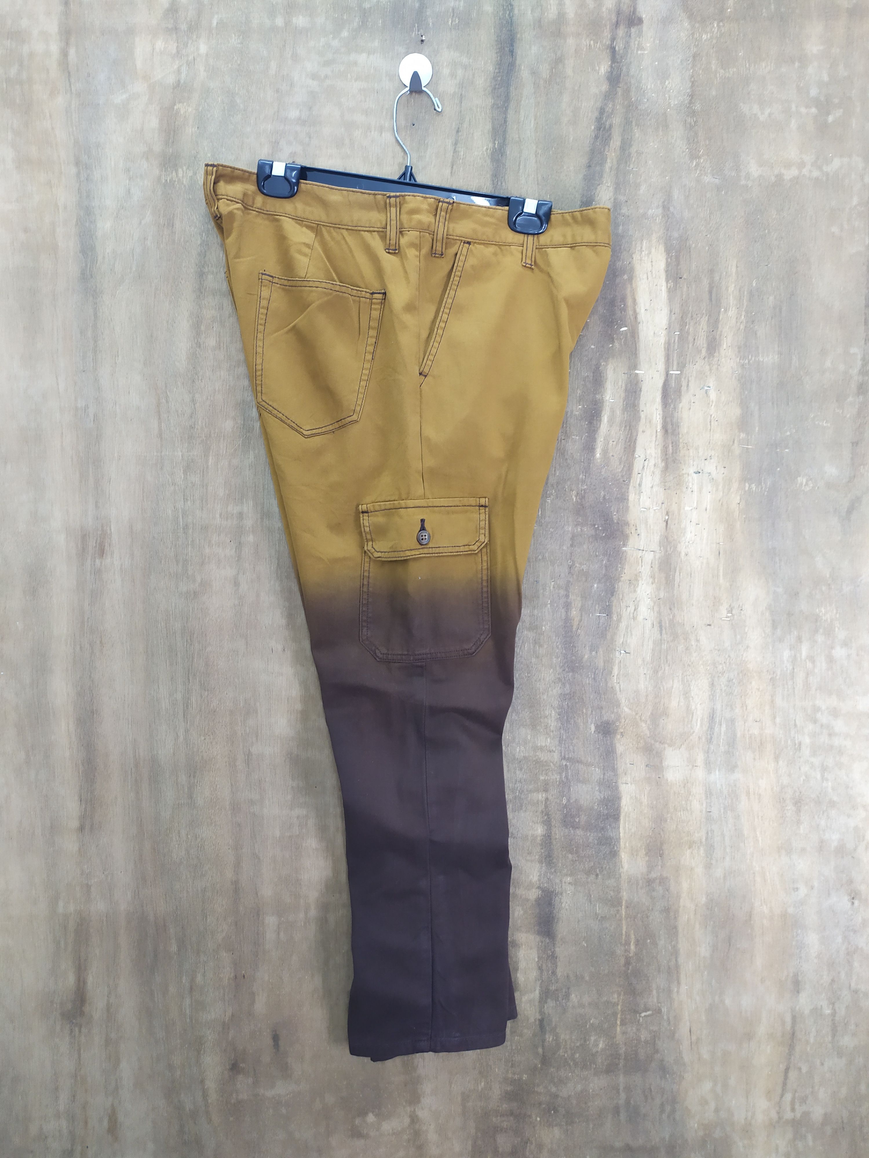 Japanese Brand PINCPONC STREETWEAR CARGO PANTS DOUBLE COLOUR Size US 33 - 7 Thumbnail