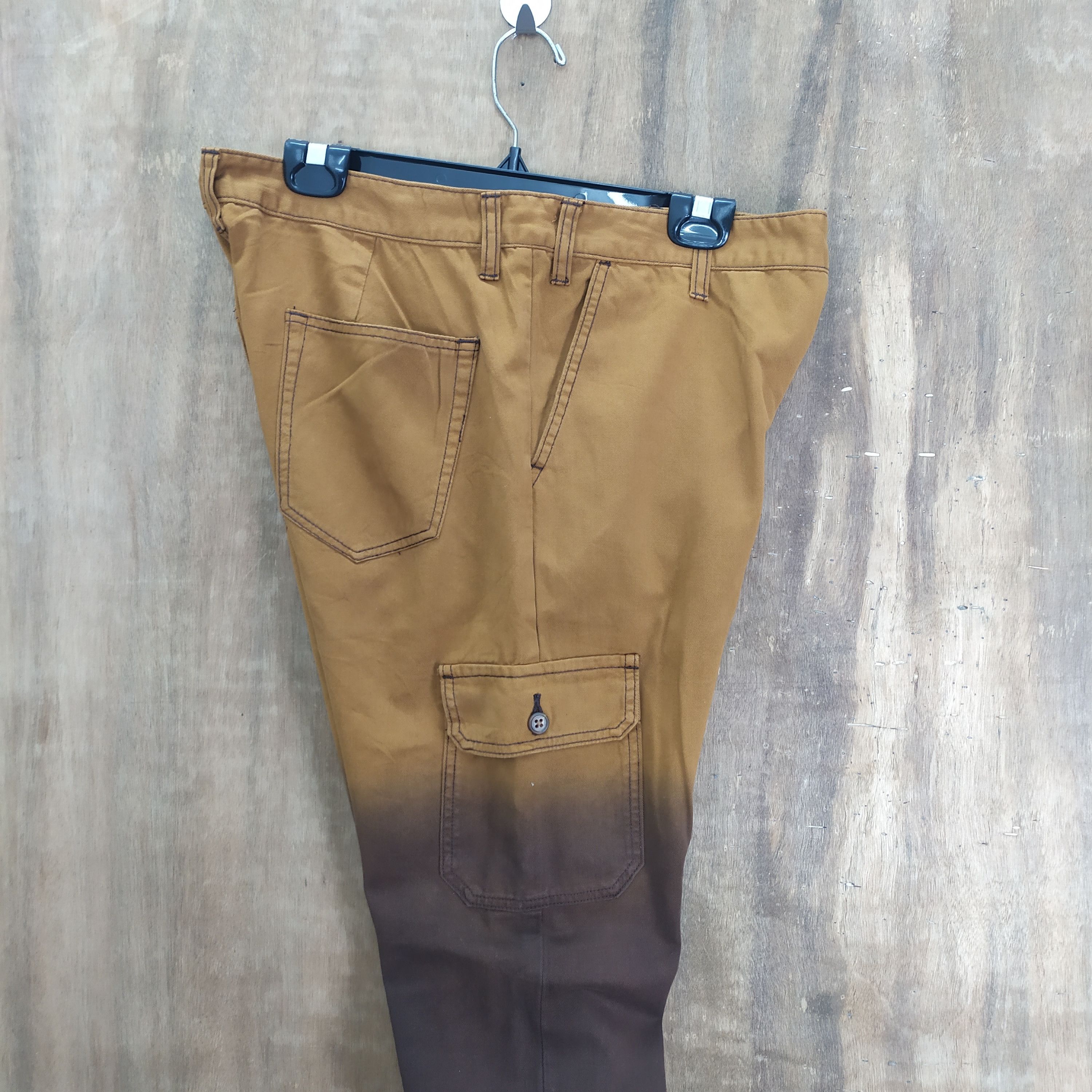 Japanese Brand PINCPONC STREETWEAR CARGO PANTS DOUBLE COLOUR Size US 33 - 6 Thumbnail