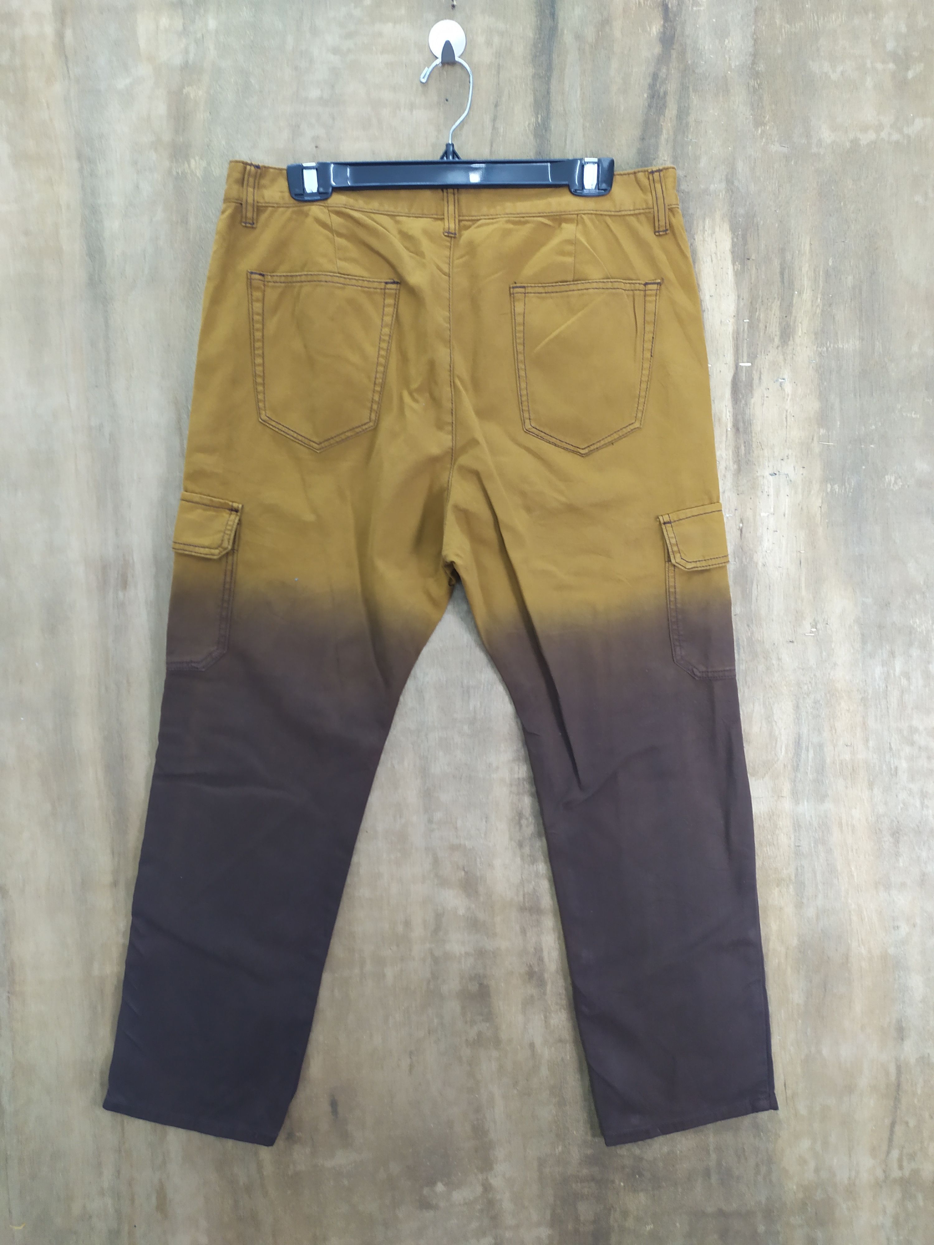 Japanese Brand PINCPONC STREETWEAR CARGO PANTS DOUBLE COLOUR Size US 33 - 10 Thumbnail