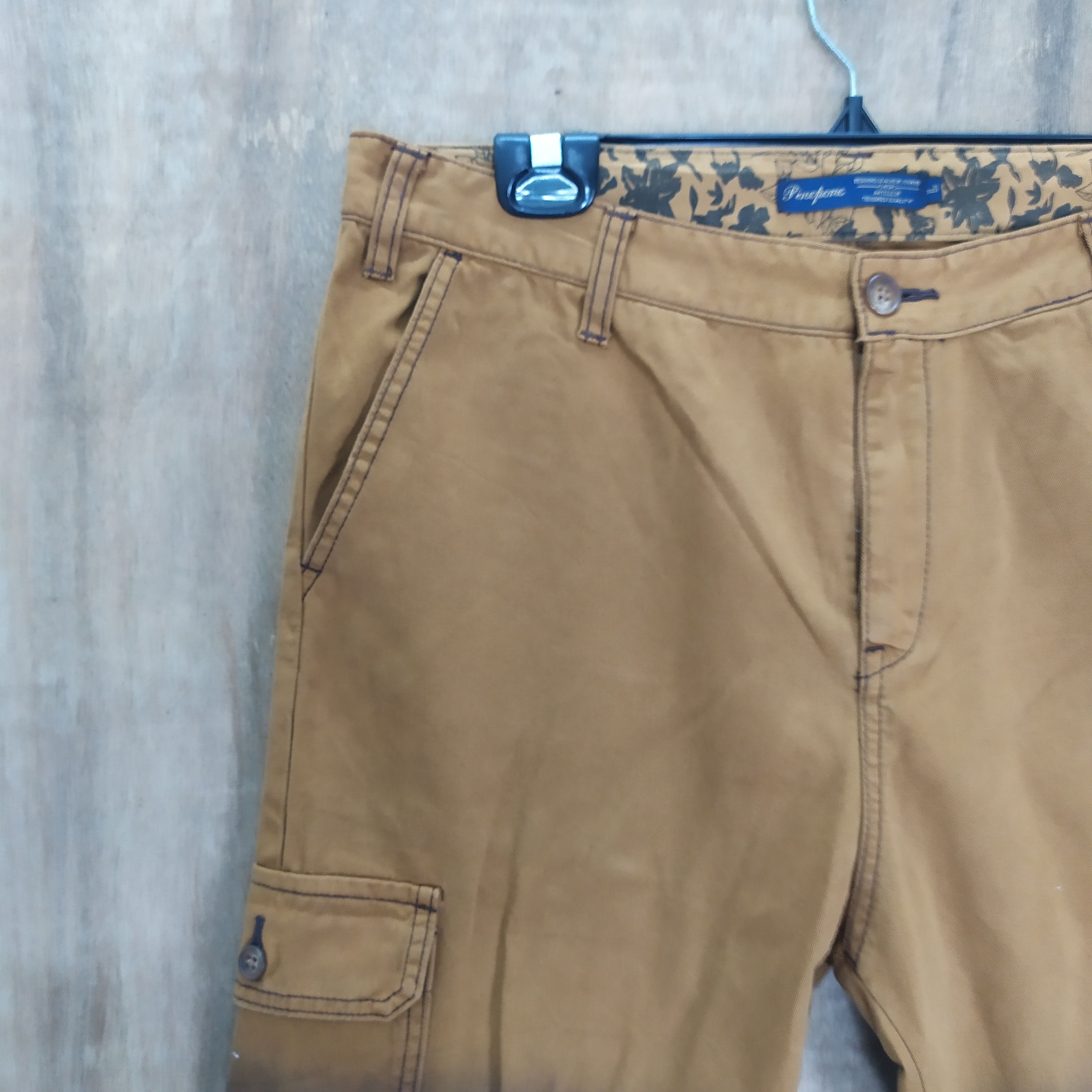 Japanese Brand PINCPONC STREETWEAR CARGO PANTS DOUBLE COLOUR Size US 33 - 3 Thumbnail