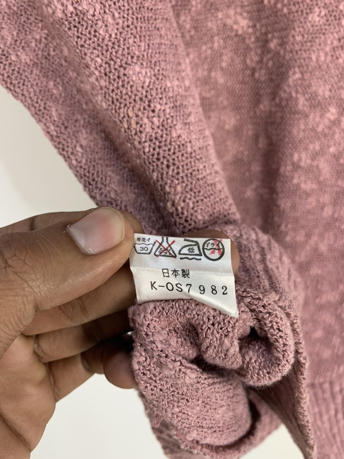 Aran Isles Knitwear × Designer × Japanese Brand WEE ROANNA MeshNet Intarsia Floral Graphic Knitwear Sweater Size US M / EU 48-50 / 2 - 15 Thumbnail