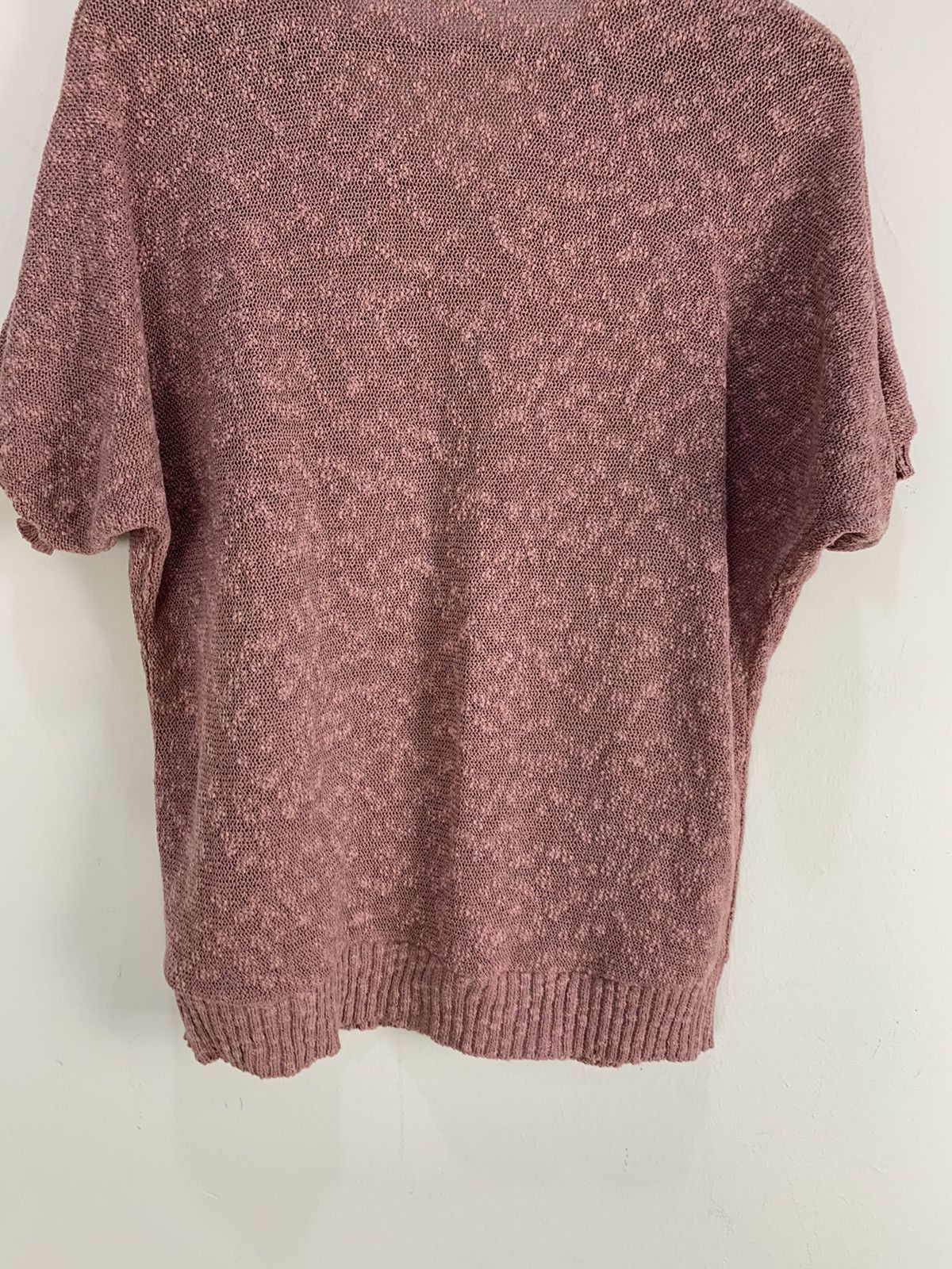 Aran Isles Knitwear × Designer × Japanese Brand WEE ROANNA MeshNet Intarsia Floral Graphic Knitwear Sweater Size US M / EU 48-50 / 2 - 10 Thumbnail