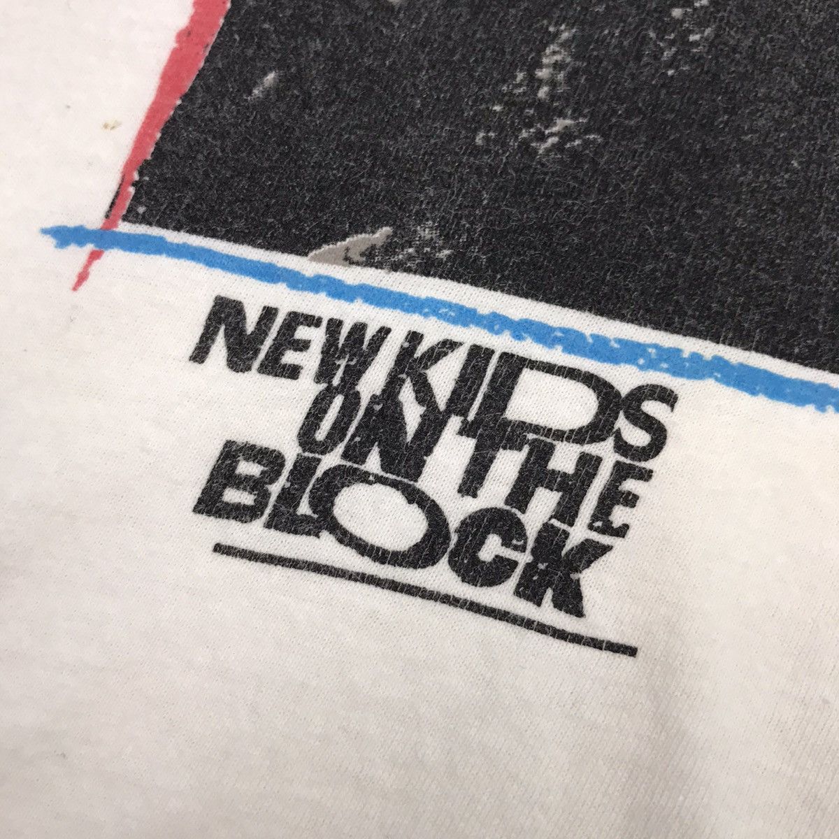 Band Tees × Vintage NEW KIDS ON THE BLOCK 80s promo t-shirt Size US L / EU 52-54 / 3 - 4 Thumbnail