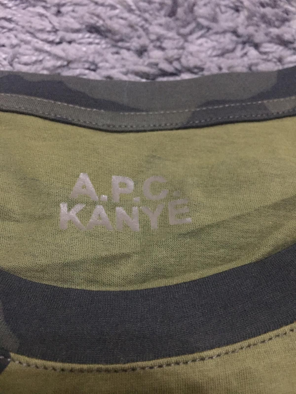 A.P.C. × Kanye West H13 - A.P.C. & Kanye Camo Tshirt - Small Size US S / EU 44-46 / 1 - 4 Thumbnail
