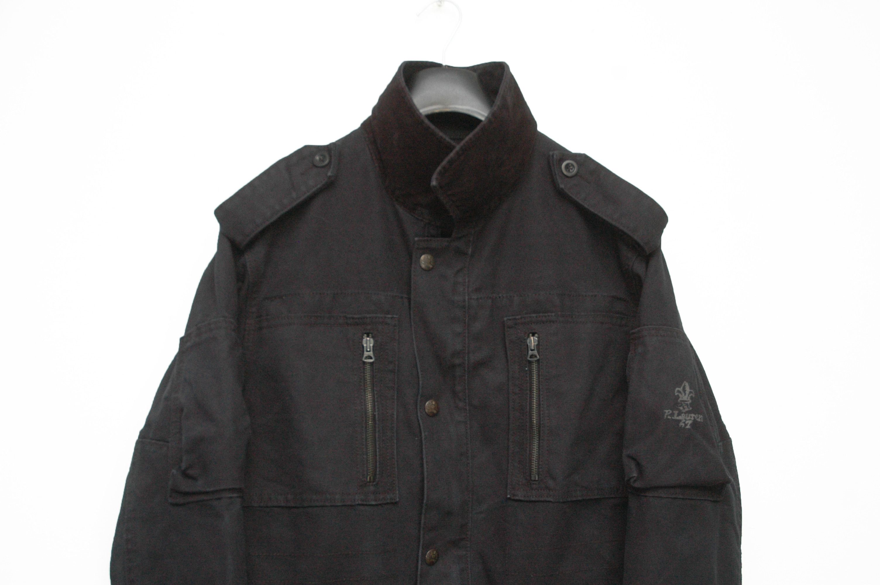 Lauren Ralph Lauren Vintage 90s Ralph Lauren Polo Jeans Military Cordura Jacket Size US L / EU 52-54 / 3 - 2 Thumbnail