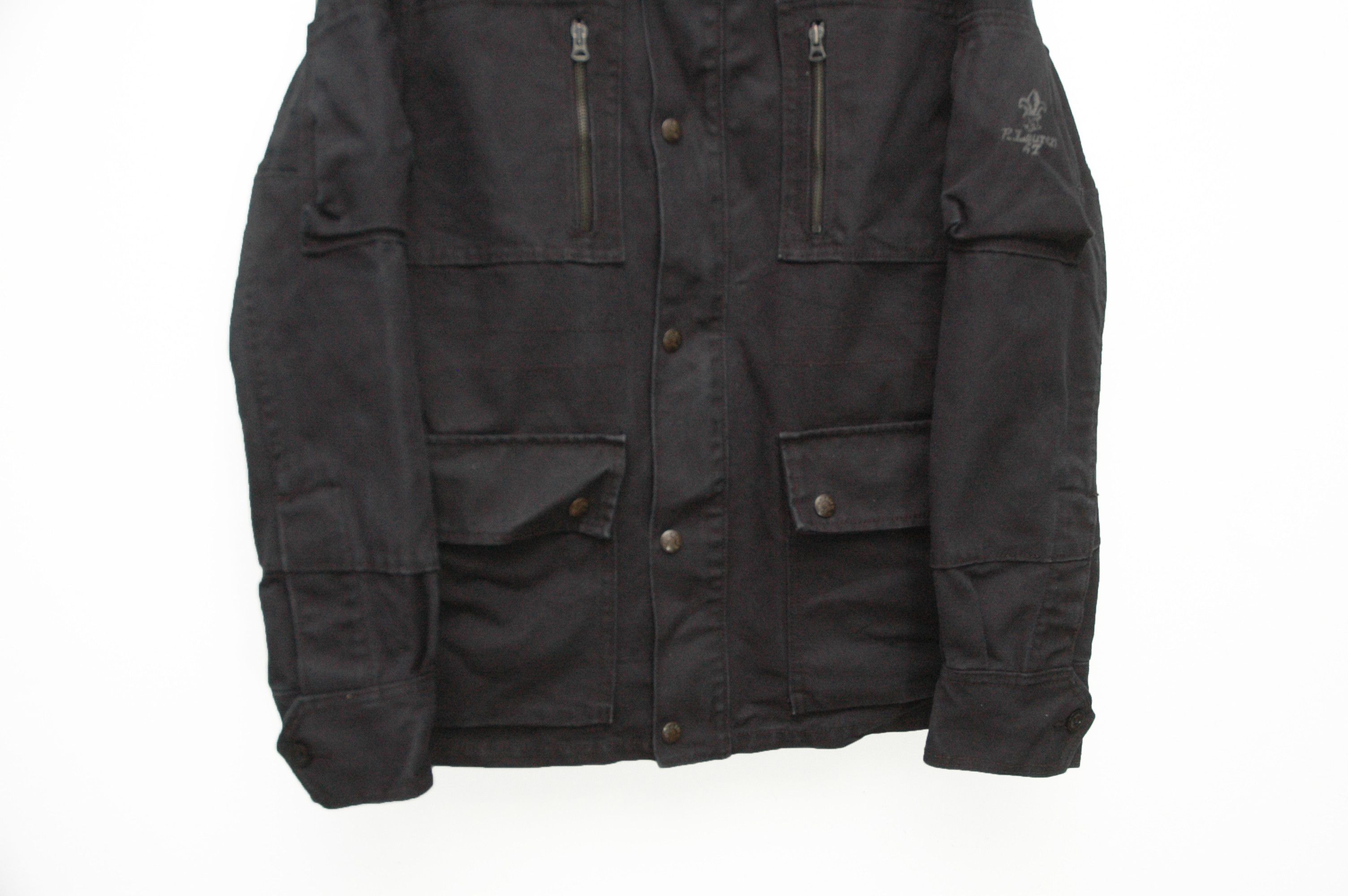 Lauren Ralph Lauren Vintage 90s Ralph Lauren Polo Jeans Military Cordura Jacket Size US L / EU 52-54 / 3 - 5 Thumbnail