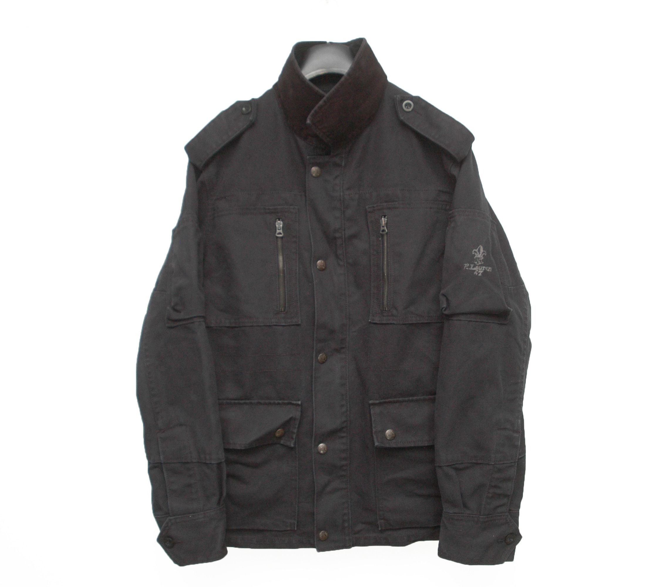 Lauren Ralph Lauren Vintage 90s Ralph Lauren Polo Jeans Military Cordura Jacket Size US L / EU 52-54 / 3 - 1 Thumbnail