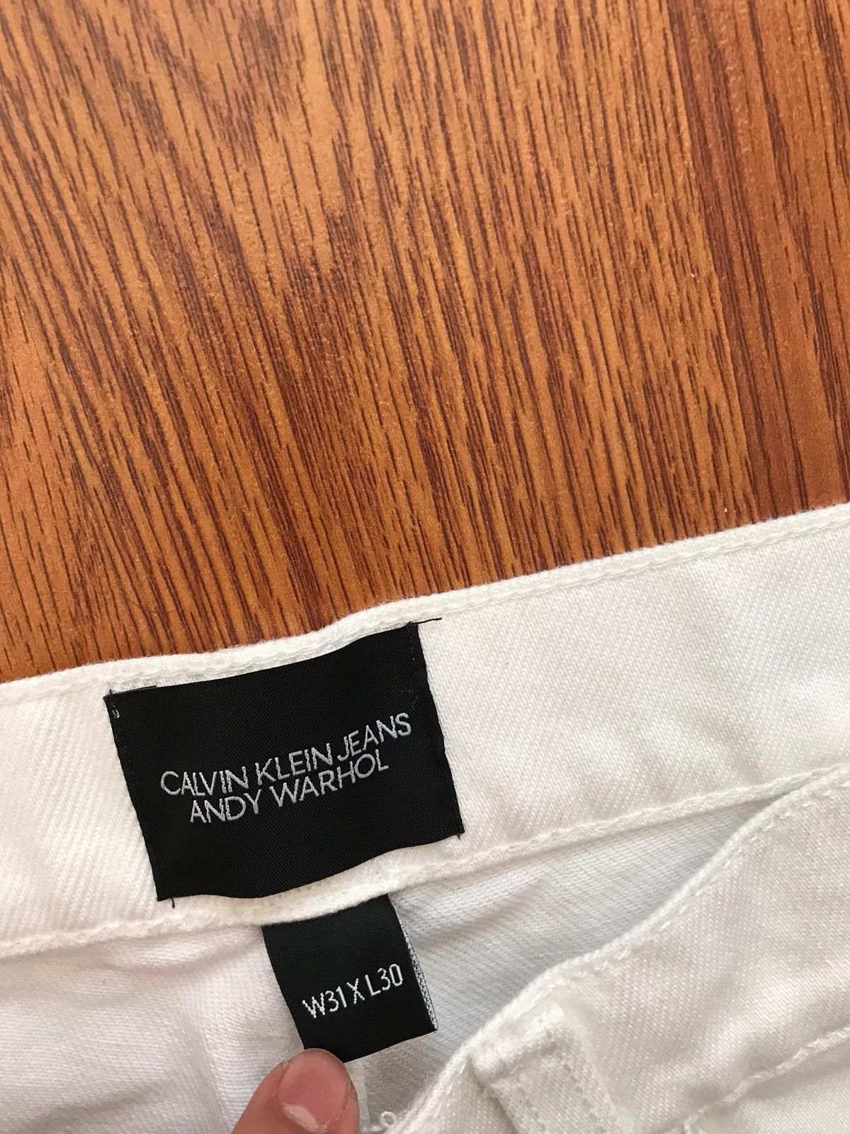 Andy Warhol × Calvin Klein EF28 - Calvin Klein Jeans & Andy Warhol Denim Jean Size US 31 - 3 Thumbnail
