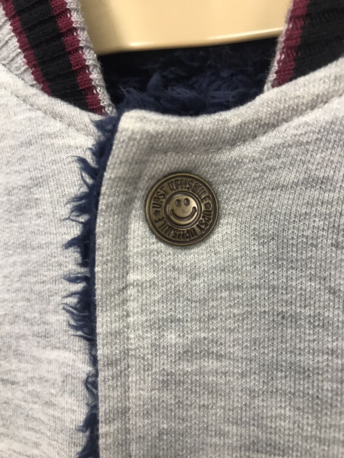 Japanese Brand Up smile reversible snap button sweater Size US S / EU 44-46 / 1 - 7 Thumbnail