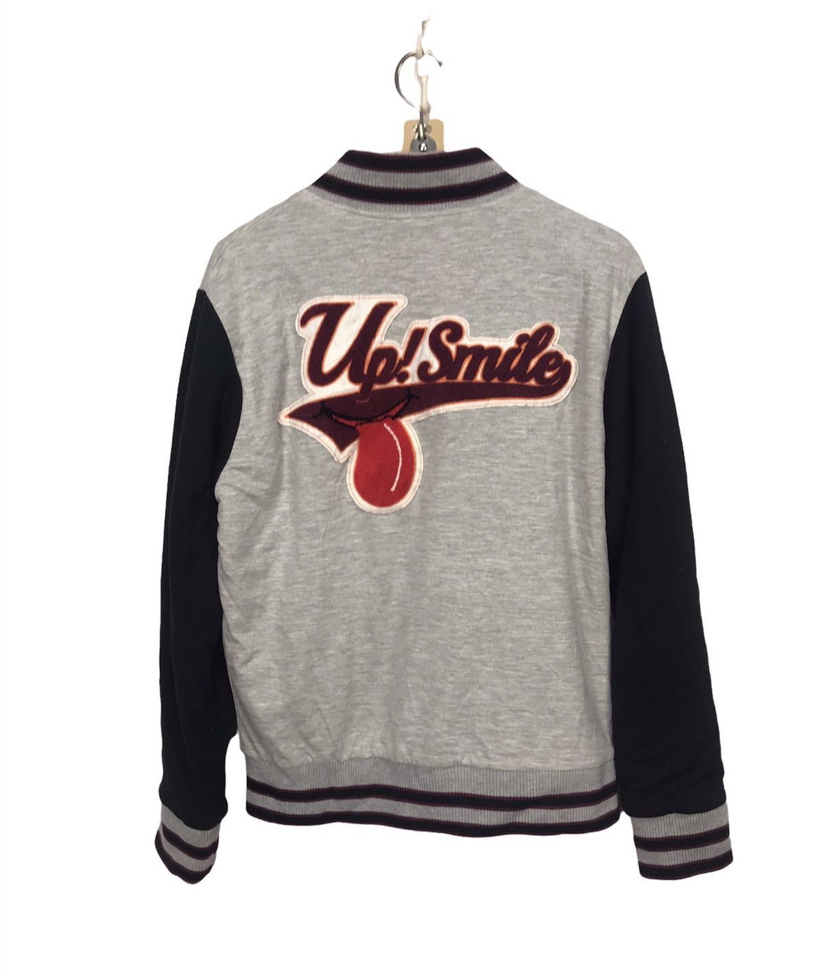 Japanese Brand Up smile reversible snap button sweater Size US S / EU 44-46 / 1 - 2 Thumbnail