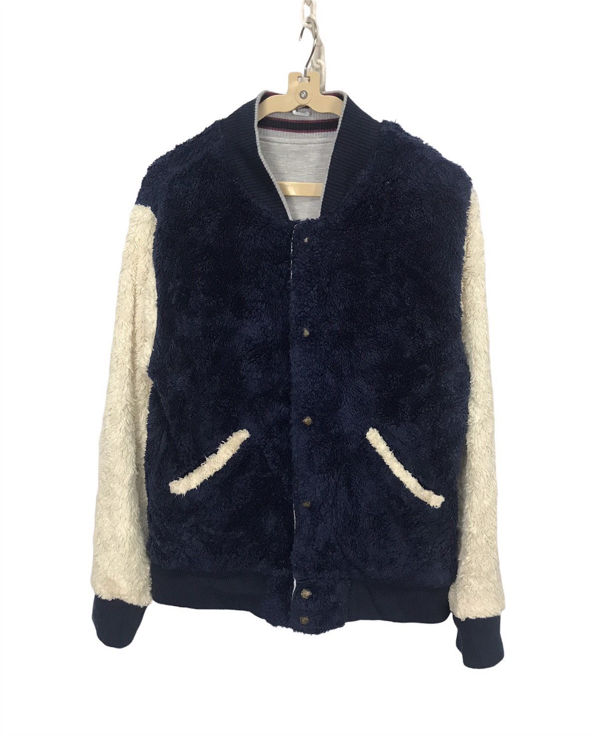 Japanese Brand Up smile reversible snap button sweater Size US S / EU 44-46 / 1 - 3 Thumbnail