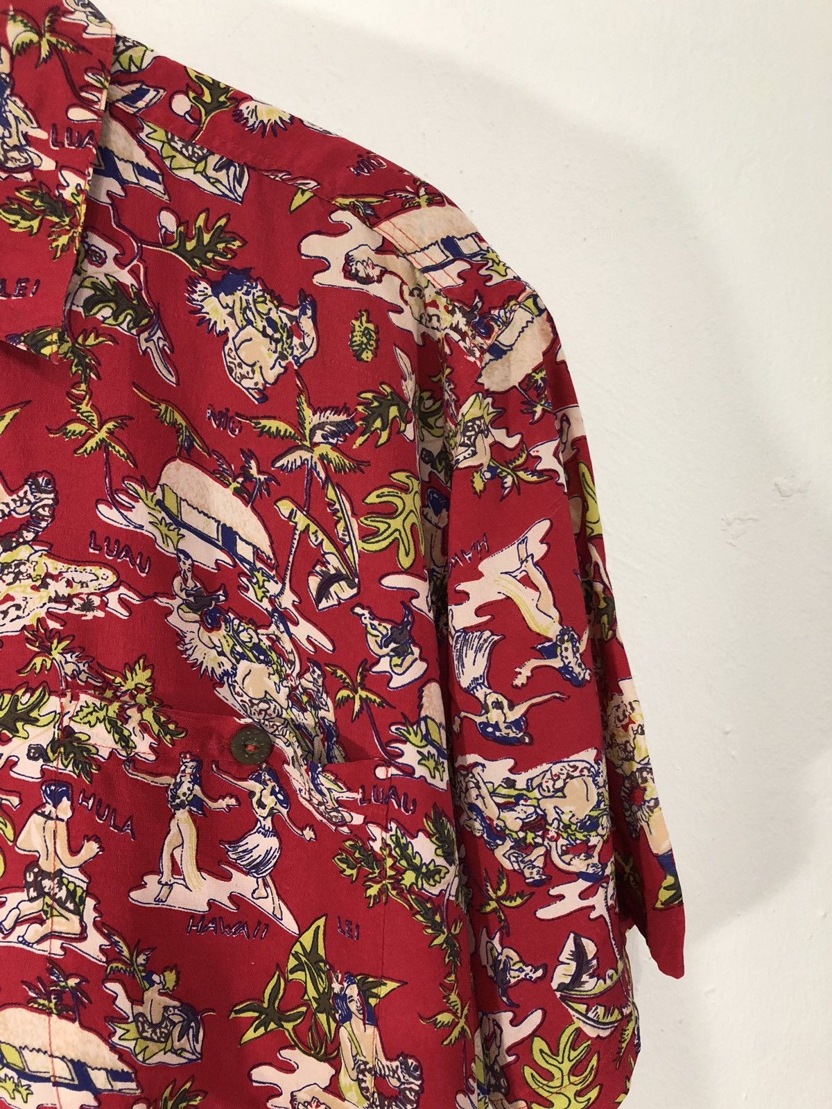 Vintage Aloha Hawaiian Shirt Avanti 100% Silk Size US M / EU 48-50 / 2 - 4 Thumbnail