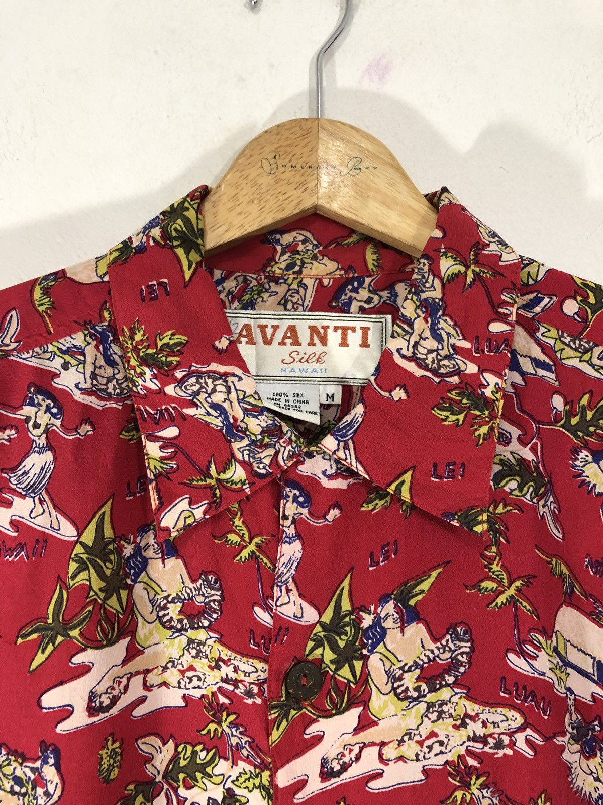 Vintage Aloha Hawaiian Shirt Avanti 100% Silk Size US M / EU 48-50 / 2 - 3 Thumbnail