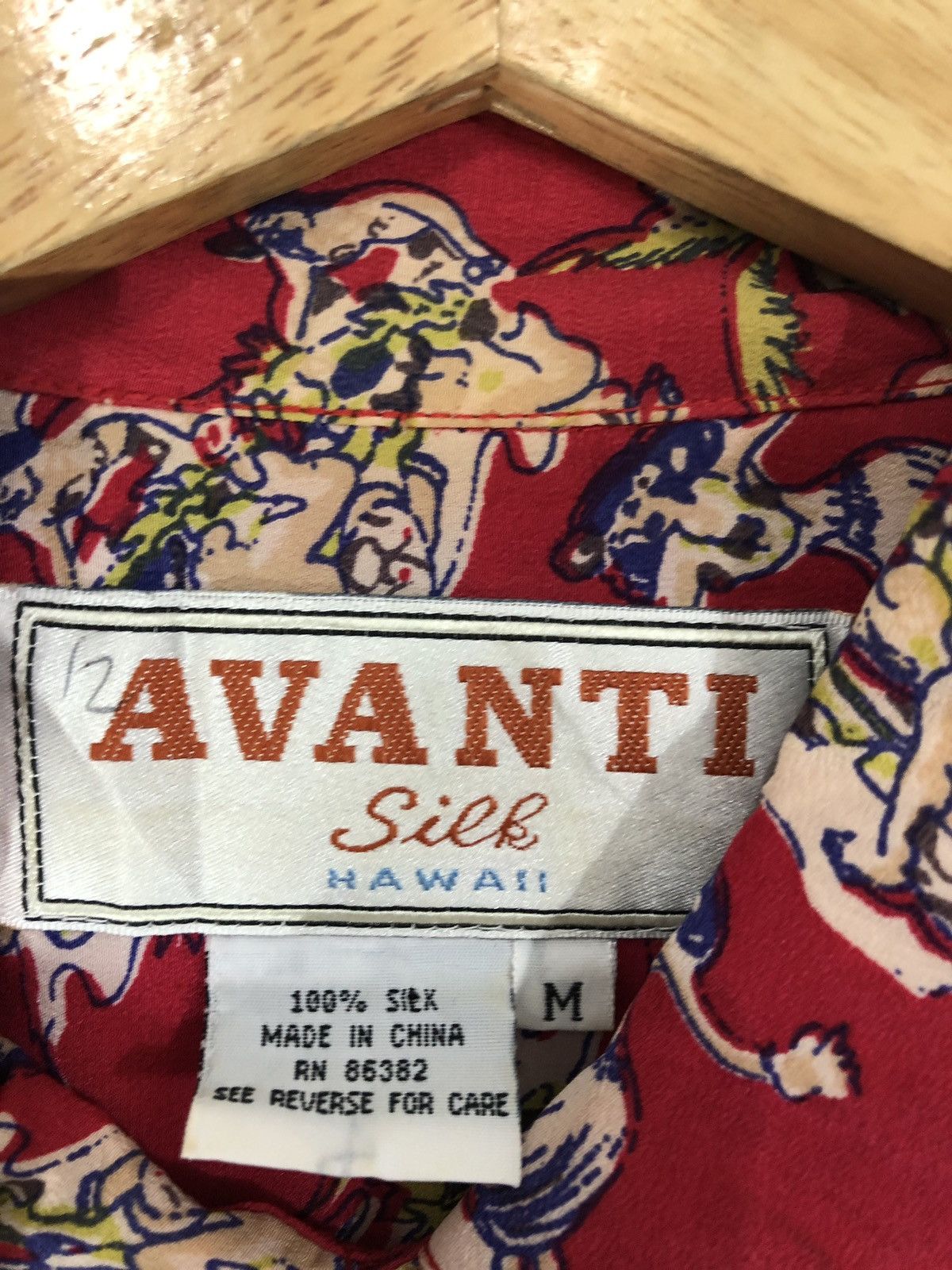 Vintage Aloha Hawaiian Shirt Avanti 100% Silk Size US M / EU 48-50 / 2 - 6 Thumbnail