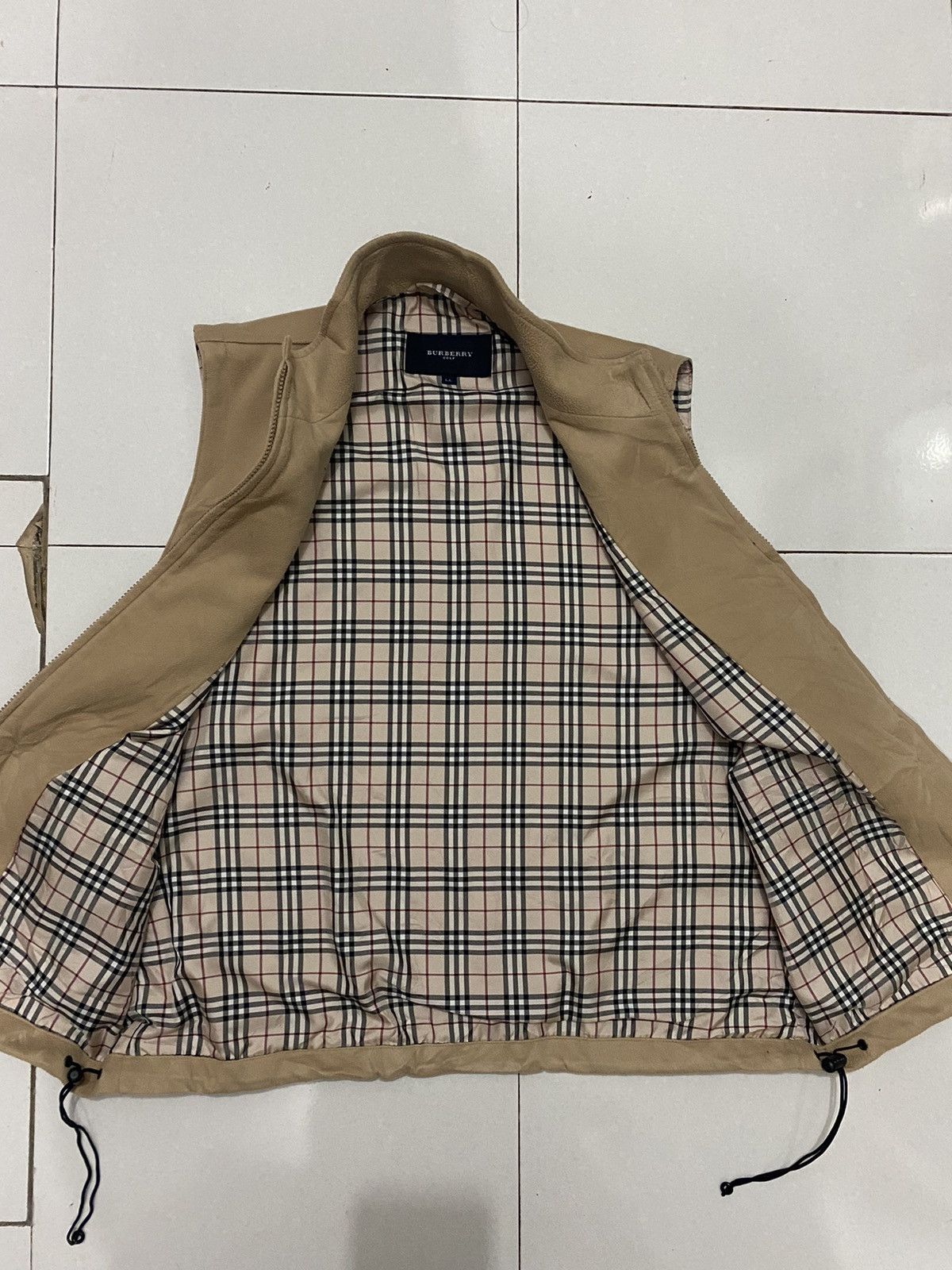 Burberry Burberry Golf Nova Check Vest Jacket Size US L / EU 52-54 / 3 - 6 Thumbnail