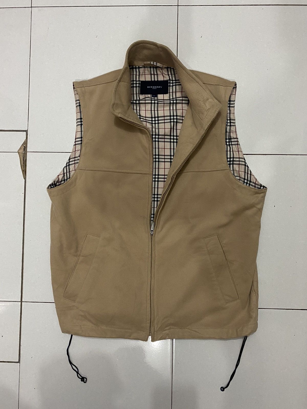 Burberry Burberry Golf Nova Check Vest Jacket Size US L / EU 52-54 / 3 - 3 Thumbnail