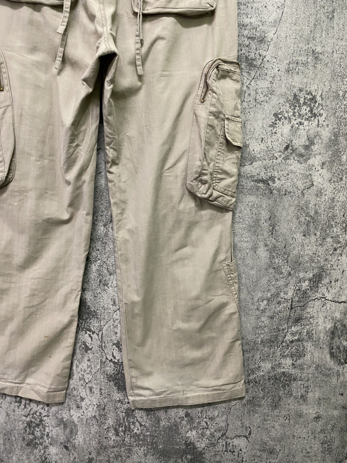 Japanese Brand MASSAM Multipocket Cargo Tactical Pants Size US 33 - 13 Thumbnail