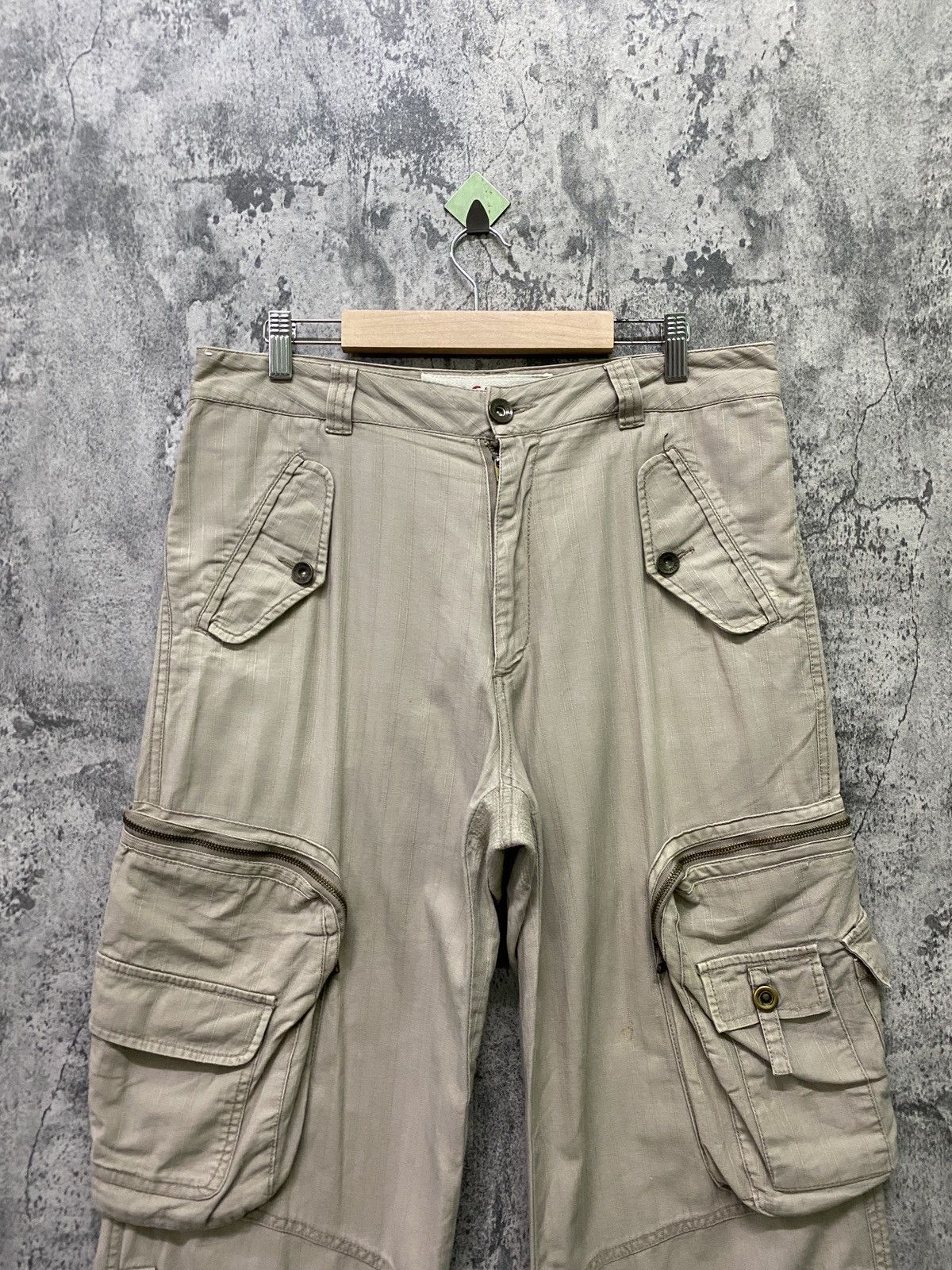 Japanese Brand MASSAM Multipocket Cargo Tactical Pants Size US 33 - 3 Thumbnail