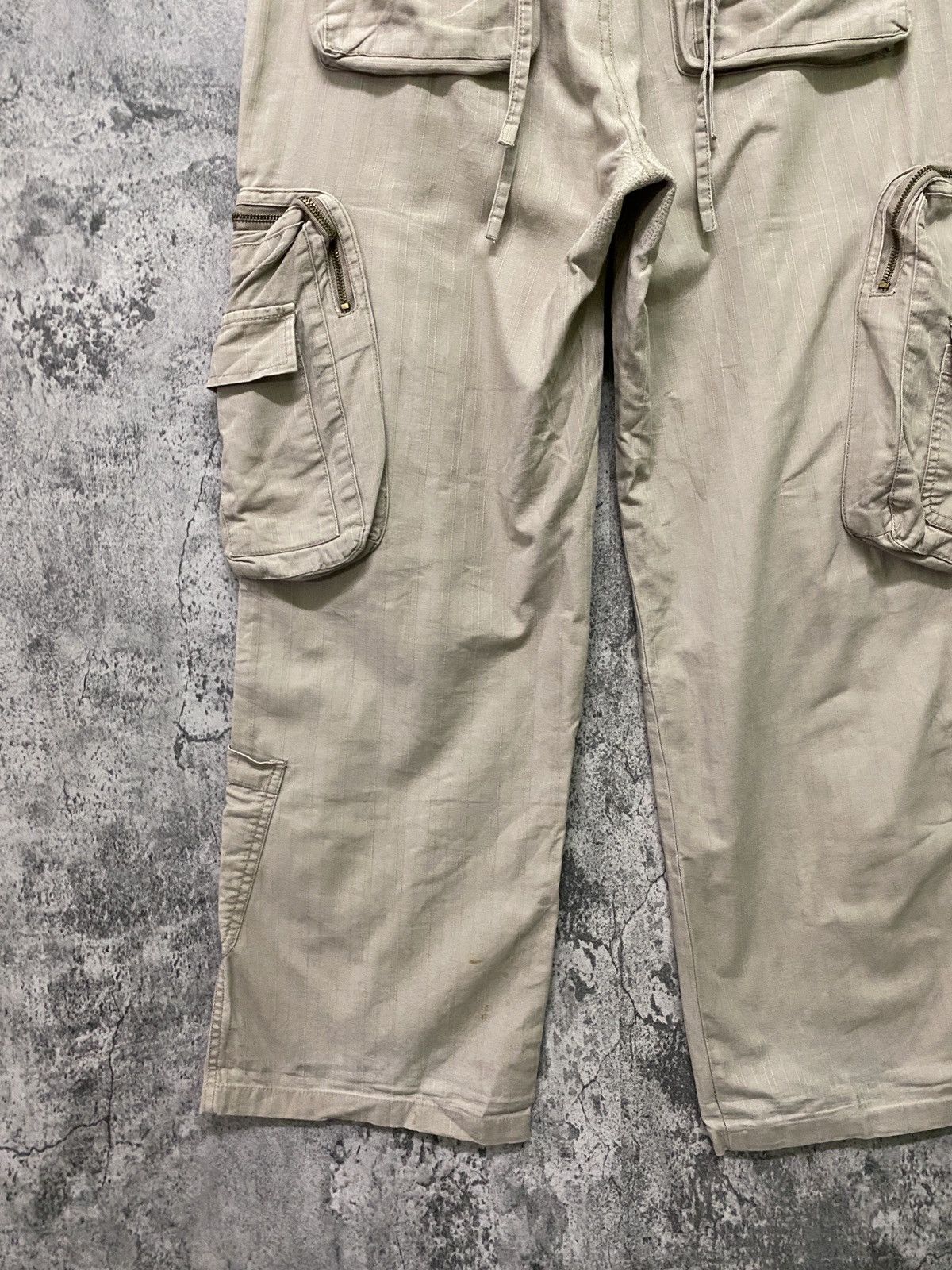 Japanese Brand MASSAM Multipocket Cargo Tactical Pants Size US 33 - 14 Thumbnail
