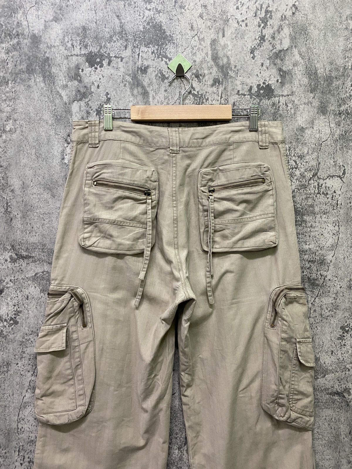 Japanese Brand MASSAM Multipocket Cargo Tactical Pants Size US 33 - 10 Thumbnail