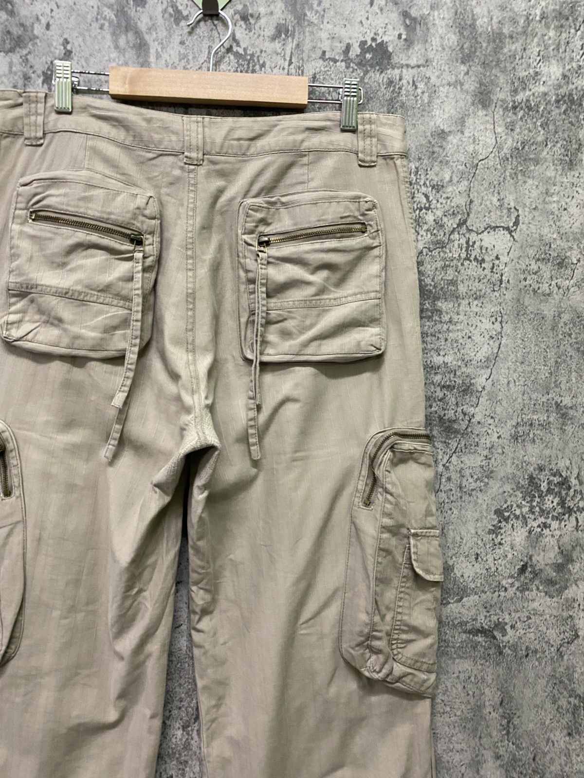 Japanese Brand MASSAM Multipocket Cargo Tactical Pants Size US 33 - 12 Thumbnail