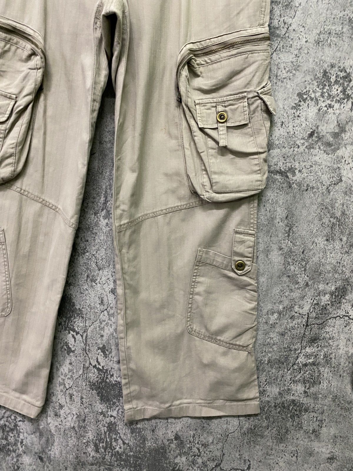 Japanese Brand MASSAM Multipocket Cargo Tactical Pants Size US 33 - 6 Thumbnail
