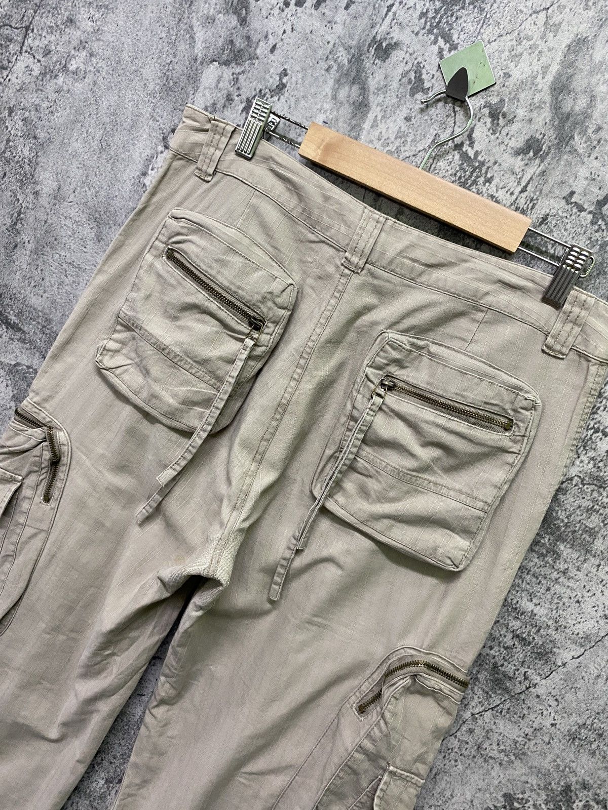 Japanese Brand MASSAM Multipocket Cargo Tactical Pants Size US 33 - 16 Thumbnail