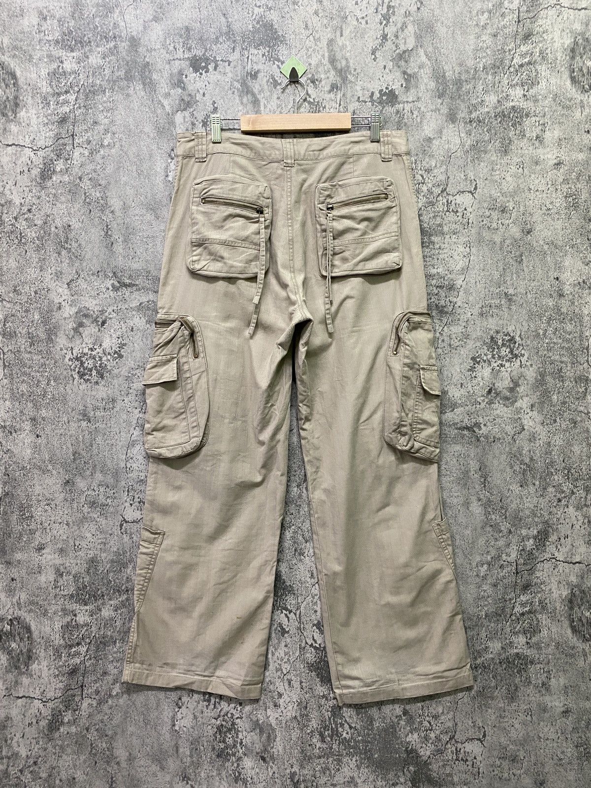 Japanese Brand MASSAM Multipocket Cargo Tactical Pants Size US 33 - 2 Thumbnail