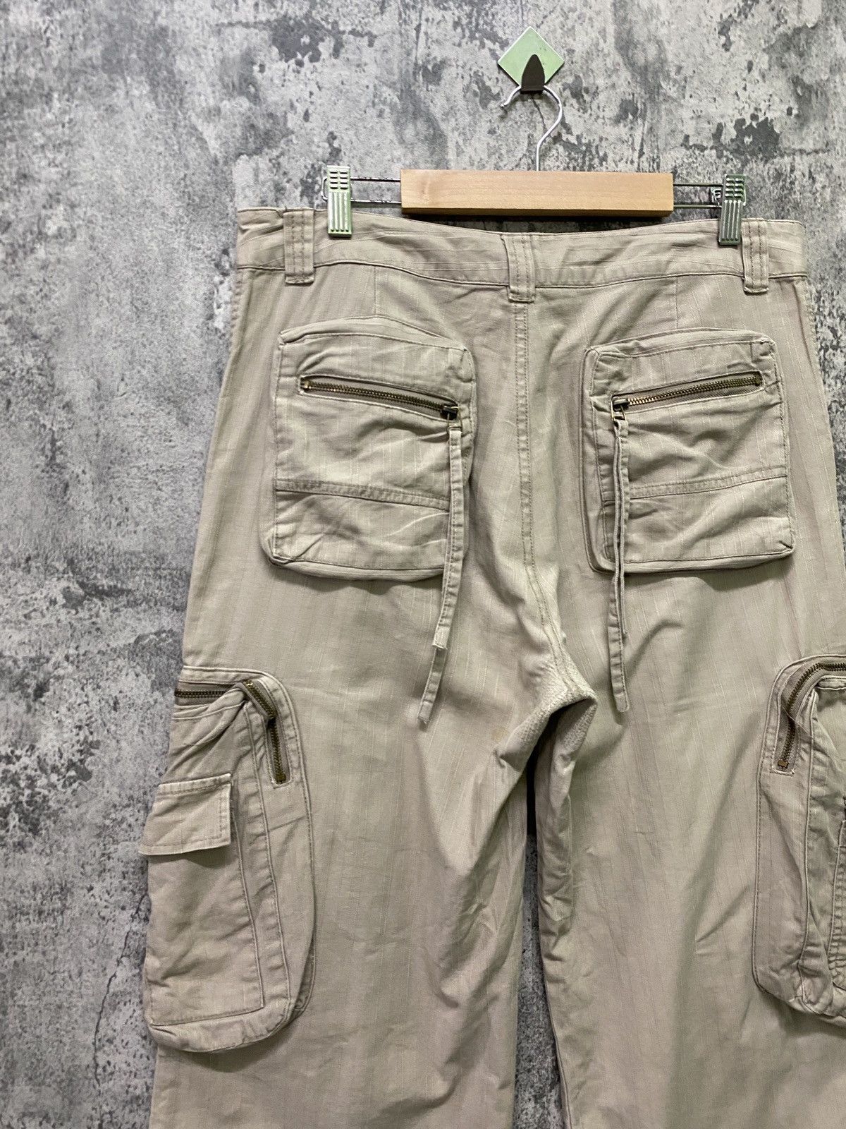 Japanese Brand MASSAM Multipocket Cargo Tactical Pants Size US 33 - 11 Thumbnail