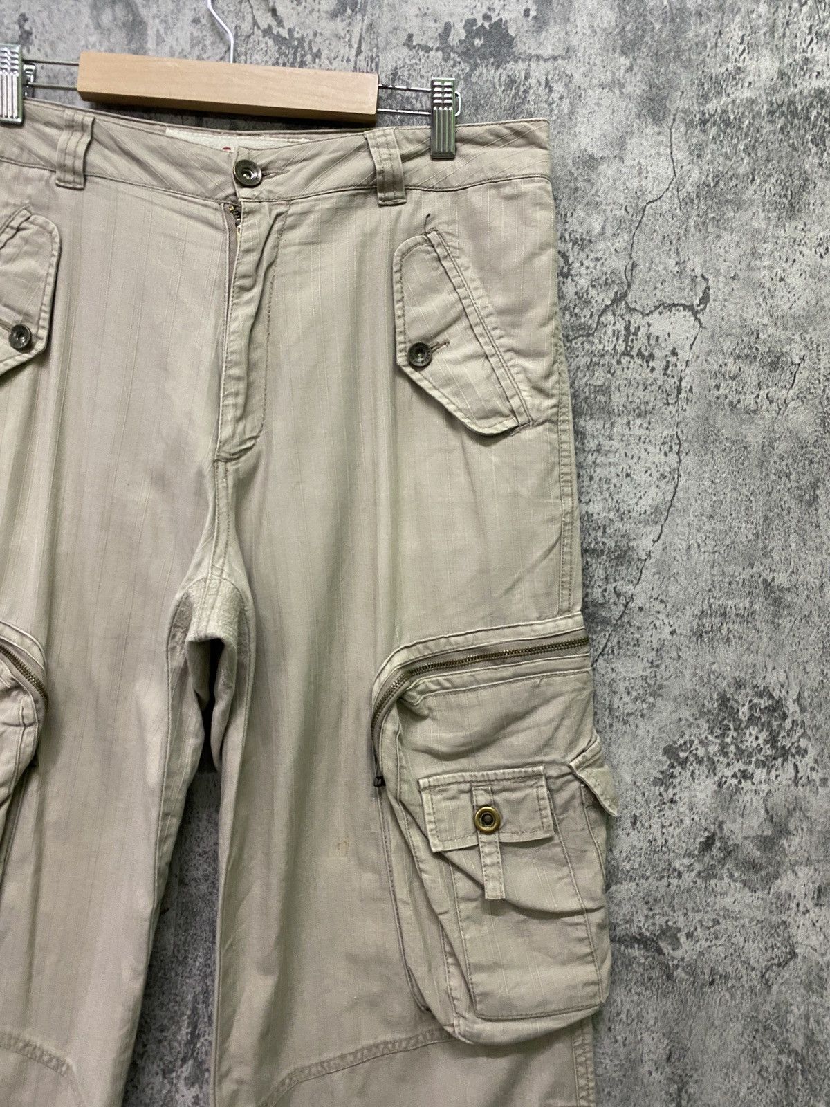 Japanese Brand MASSAM Multipocket Cargo Tactical Pants Size US 33 - 5 Thumbnail