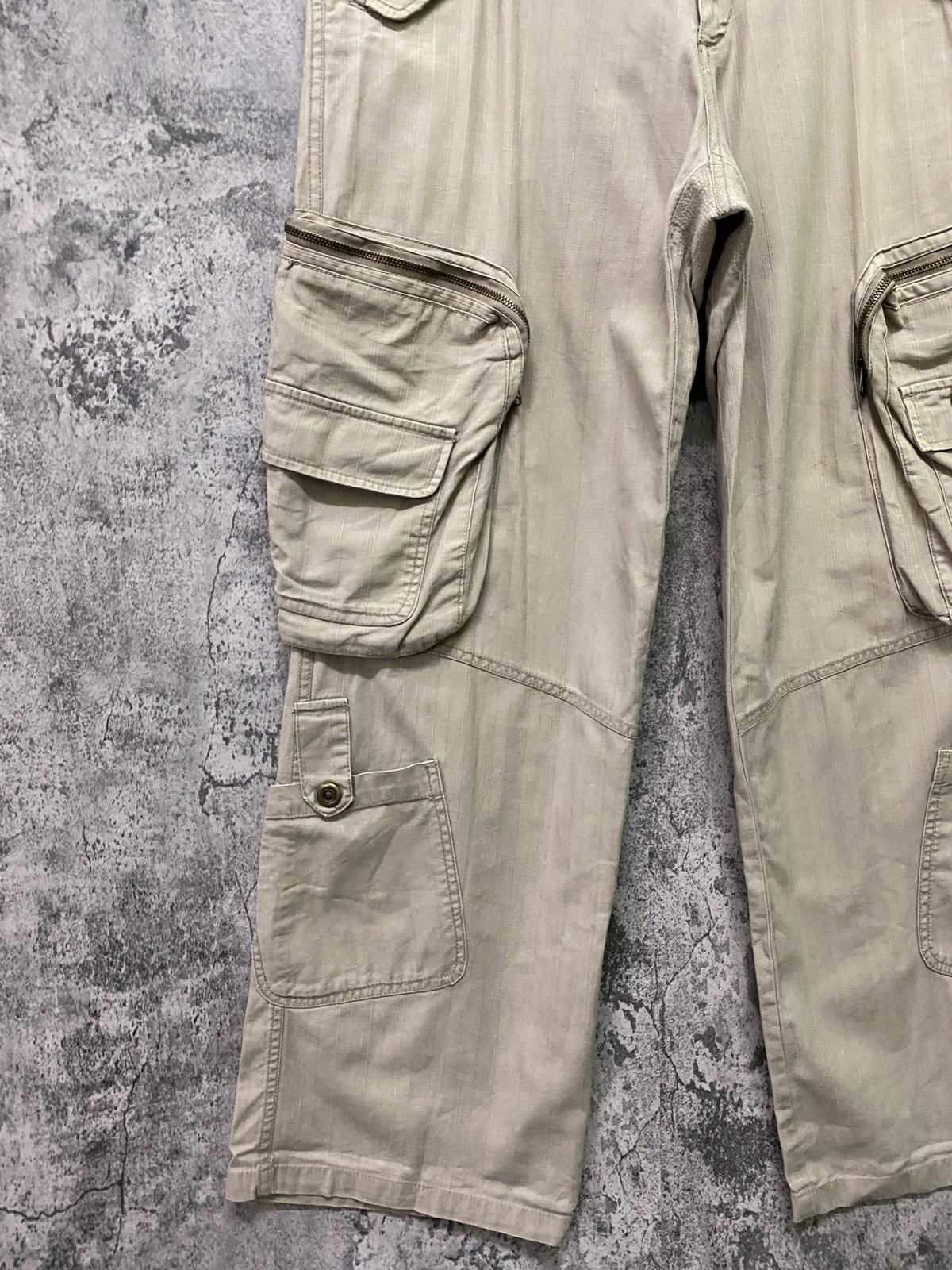 Japanese Brand MASSAM Multipocket Cargo Tactical Pants Size US 33 - 7 Thumbnail