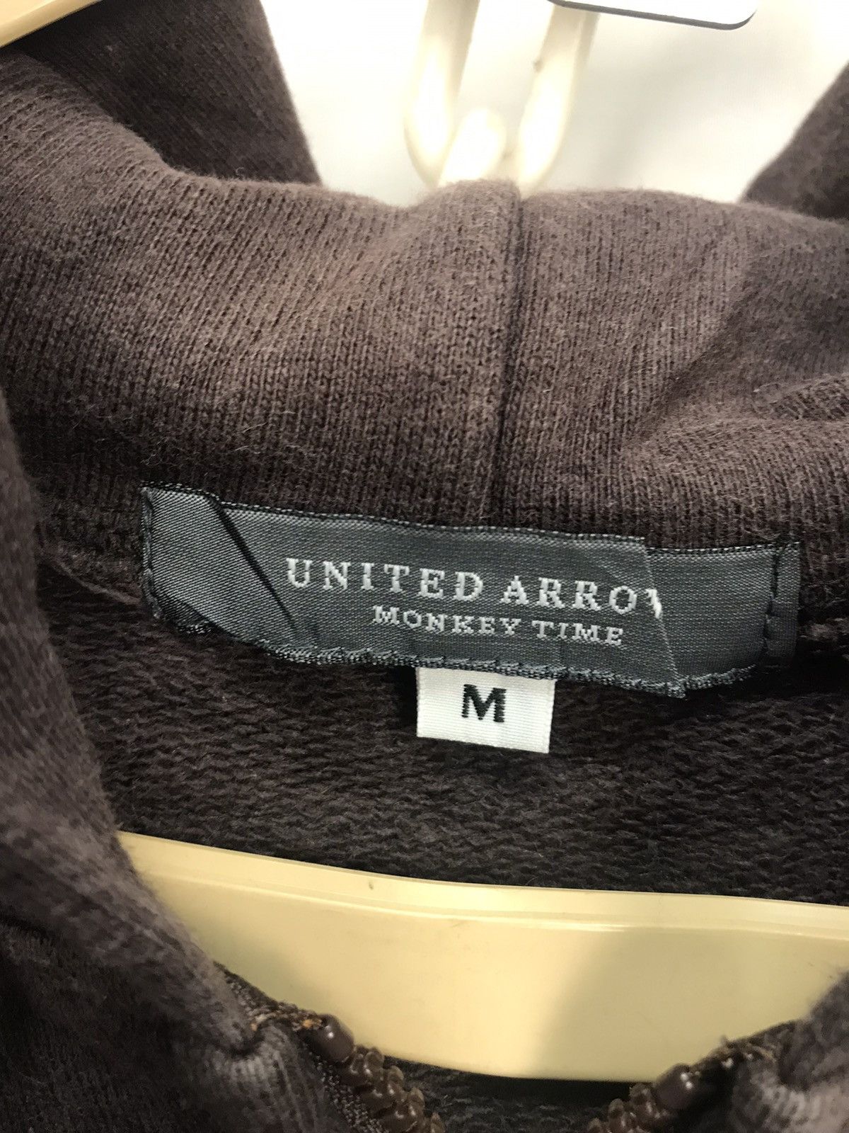 Japanese Brand × United Arrows United arrow monkey time distressed zipper hoodie Size US M / EU 48-50 / 2 - 3 Thumbnail