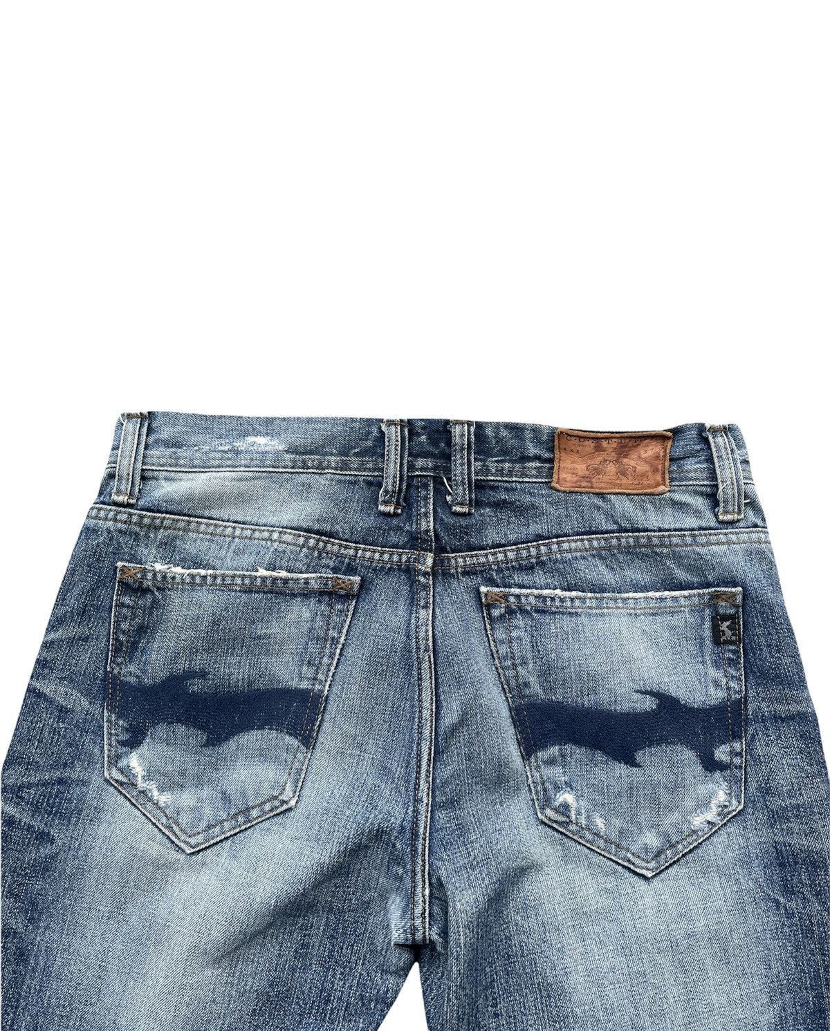 Japanese Brand AVH Custome Aging Distressed Denim Size US 35 - 13 Thumbnail