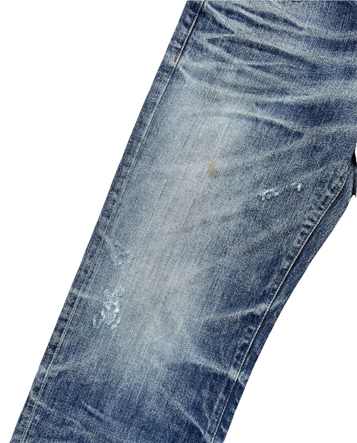 Japanese Brand AVH Custome Aging Distressed Denim Size US 35 - 5 Thumbnail