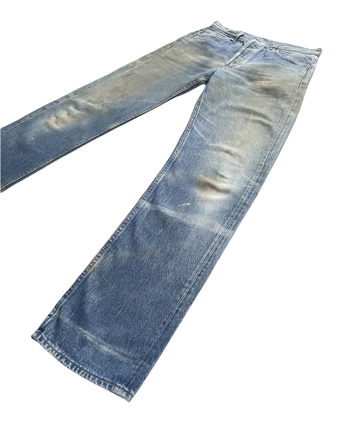 Levi's Levi’s 501 e 1992 Usa Stone Aging Wash Size US 31 - 2 Thumbnail
