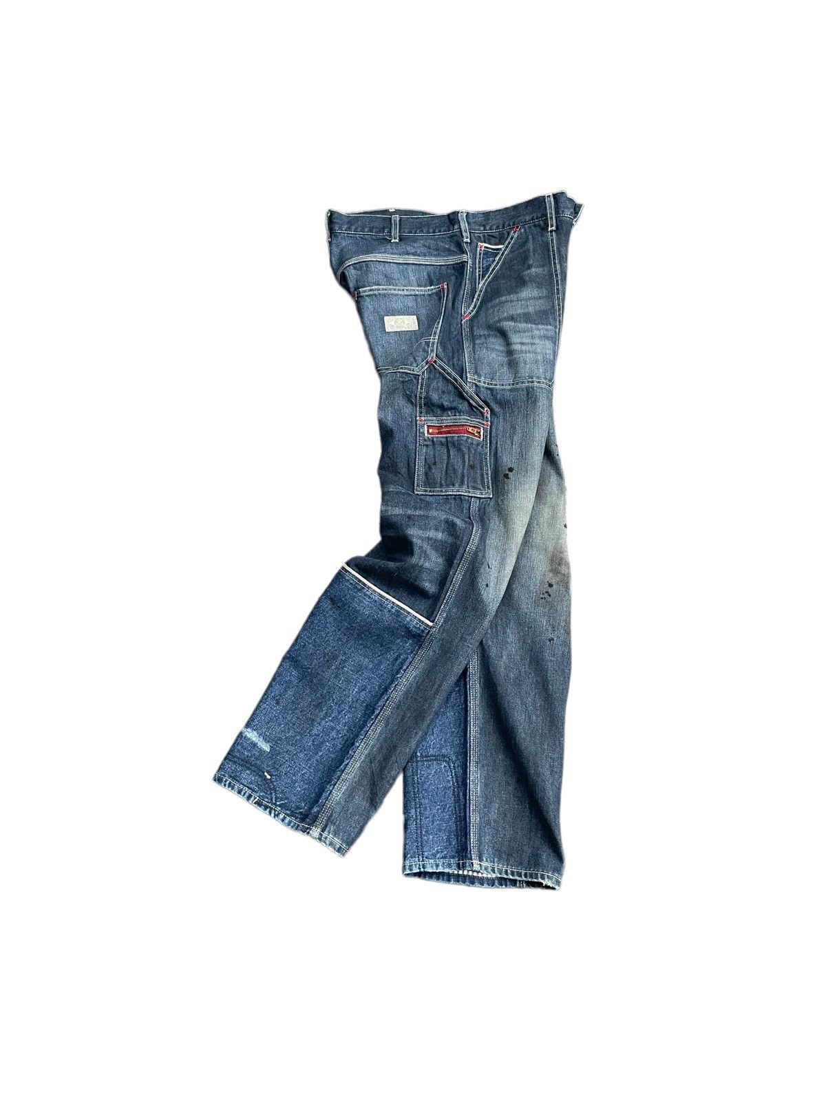 Japanese Brand Rare Sacrifice Selvedge Carpenter Denim Size US 33 - 12 Thumbnail