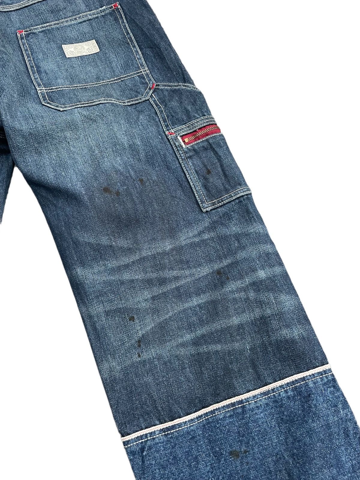 Japanese Brand Rare Sacrifice Selvedge Carpenter Denim Size US 33 - 19 Thumbnail