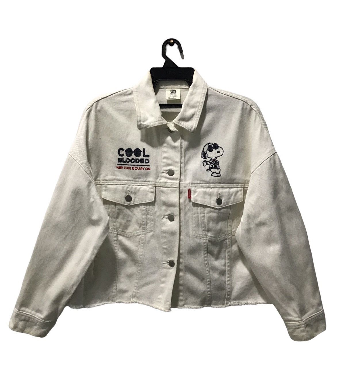 GU PEANUTS GU JEANS DENIM JACKET Size US L / EU 52-54 / 3 - 1 Thumbnail