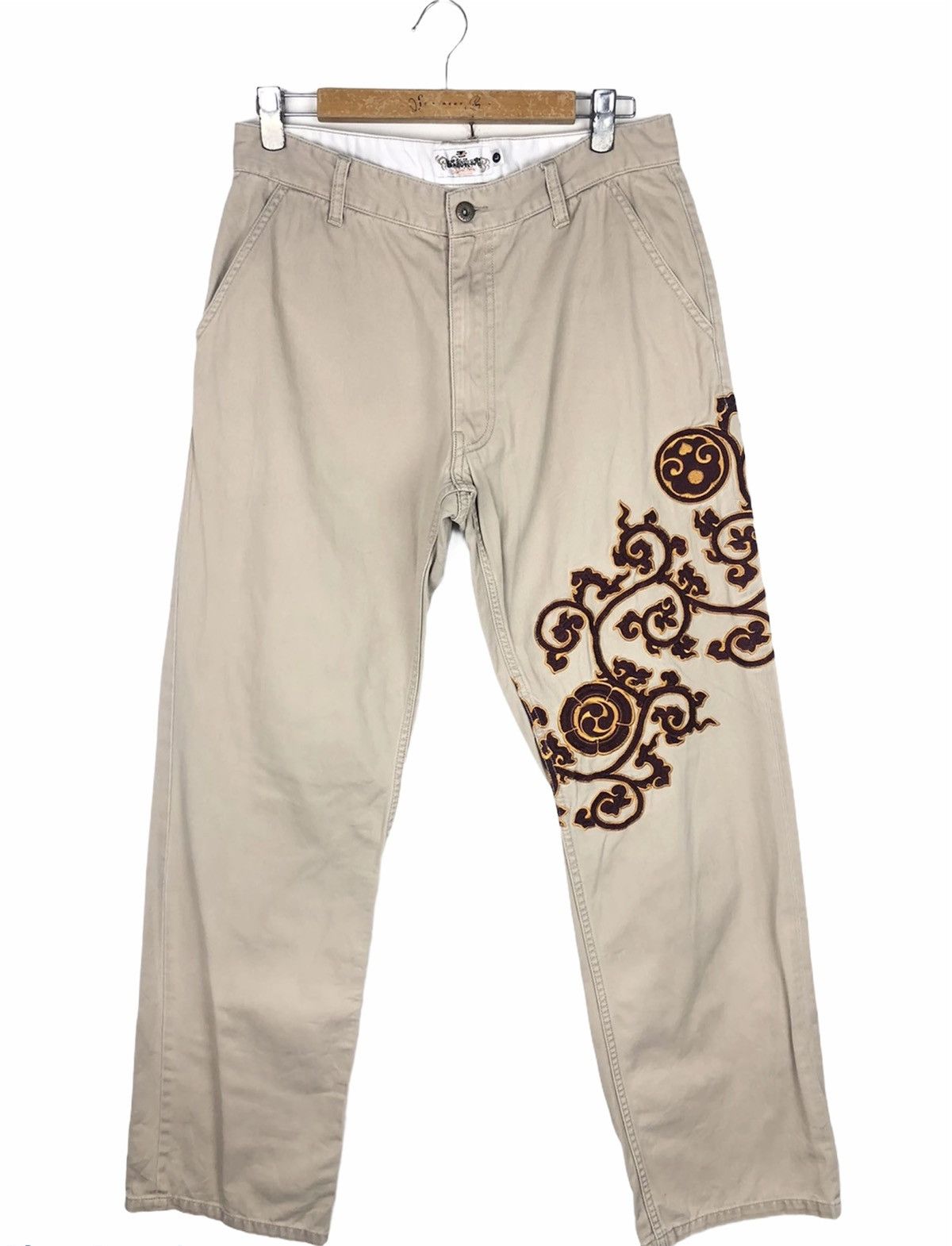Japanese Brand Japanese Traditional Motive Style Pants Size US 31 - 1 Thumbnail