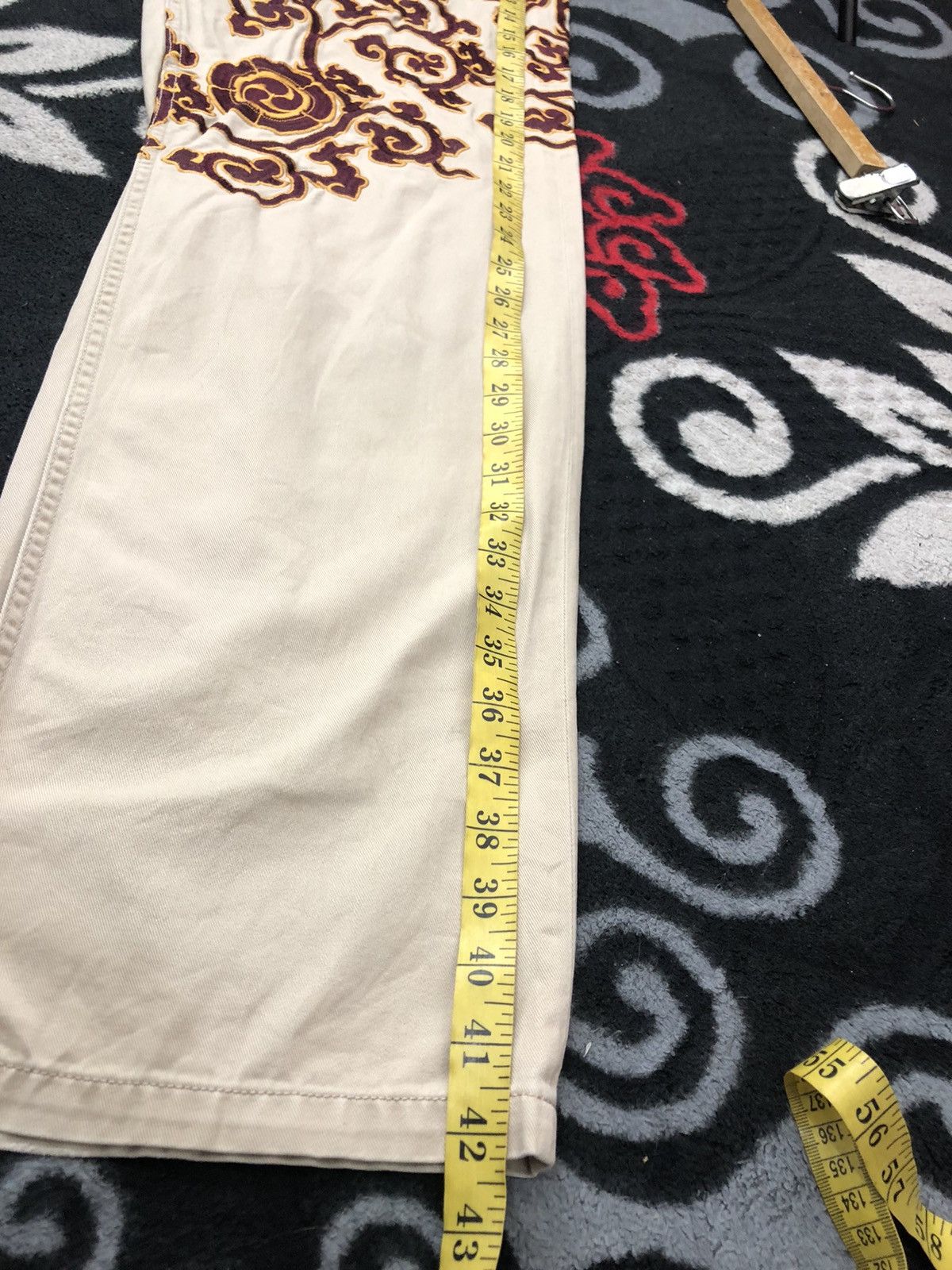 Japanese Brand Japanese Traditional Motive Style Pants Size US 31 - 11 Thumbnail