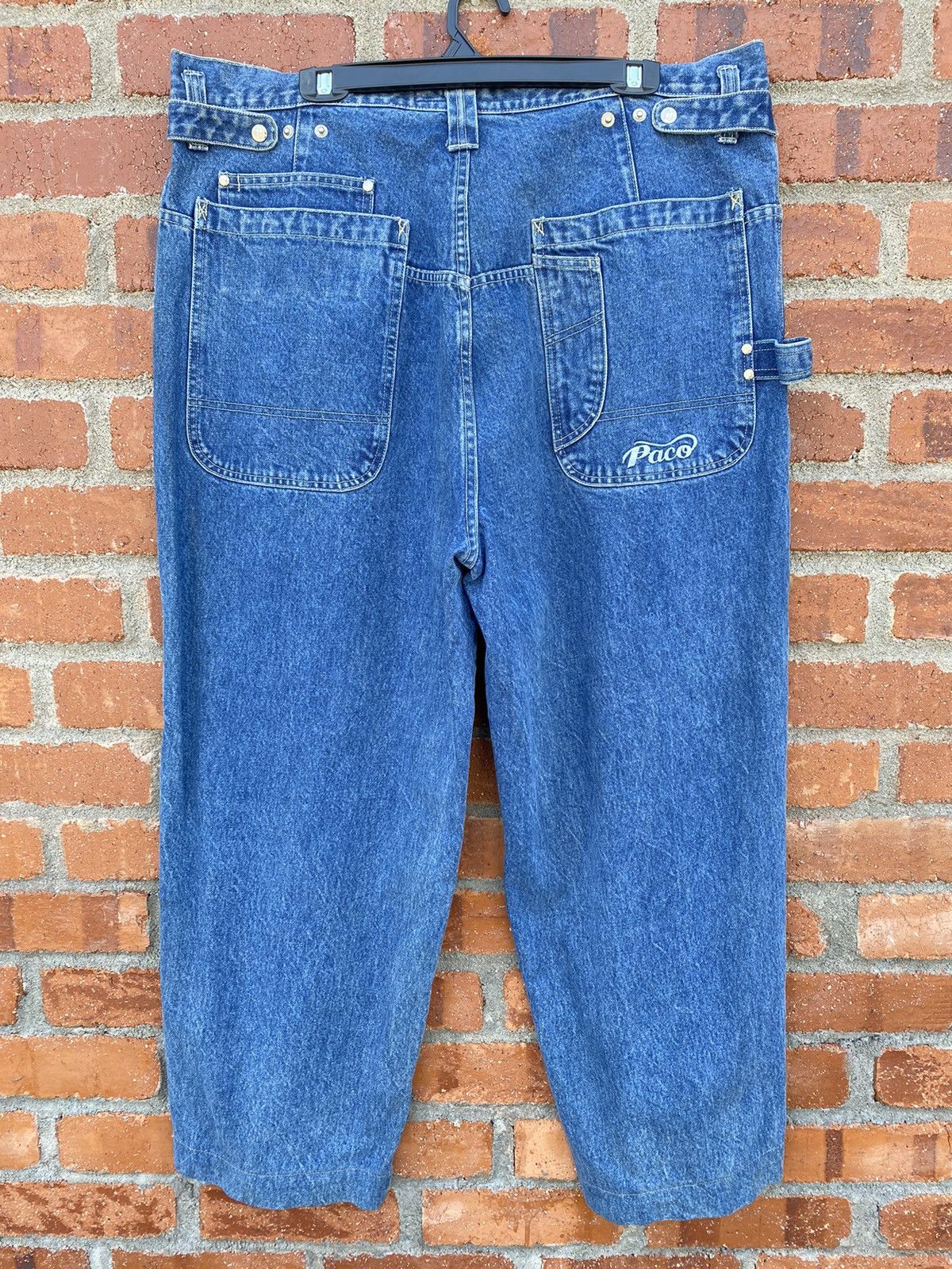 image of Jnco x Tribal Street Wear Vintage 90’S Paco Baggy Denim in Blue, Men's (Size 41)