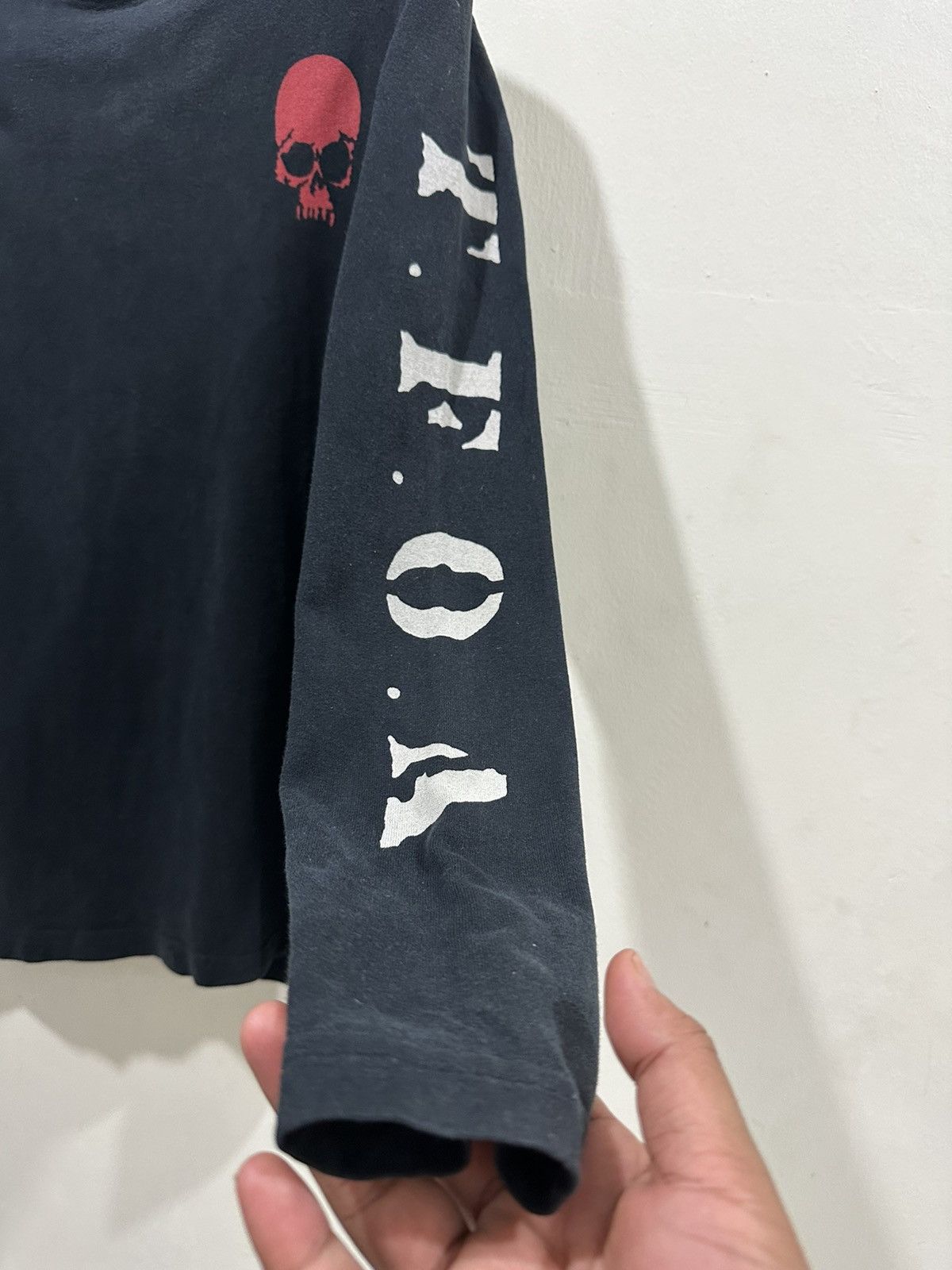 Japanese Brand Rare Crows Zero TFOA Skull Embroid Longsleeve Size US M / EU 48-50 / 2 - 8 Thumbnail