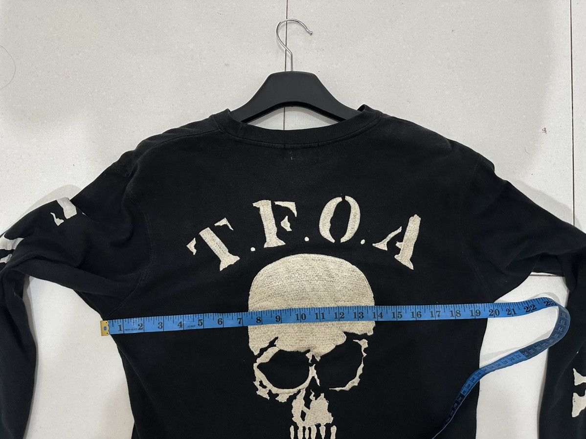 Japanese Brand Rare Crows Zero TFOA Skull Embroid Longsleeve Size US M / EU 48-50 / 2 - 12 Thumbnail