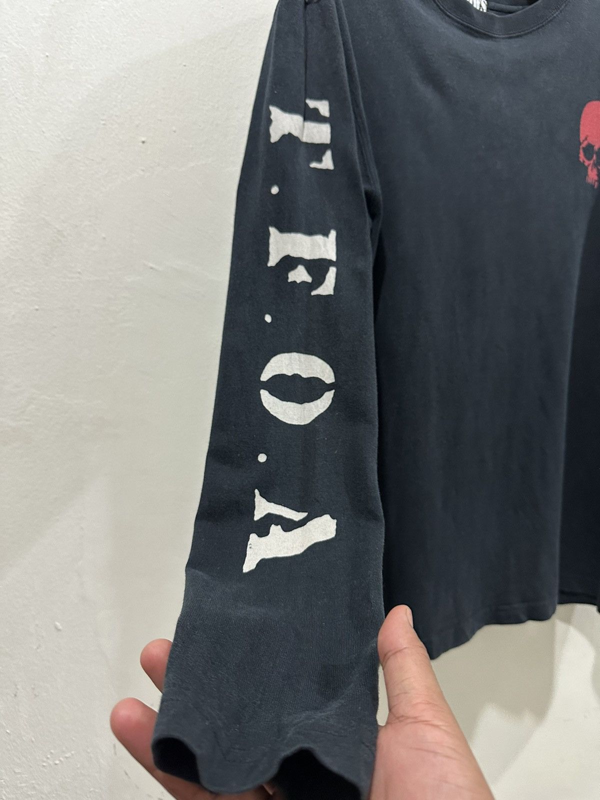 Japanese Brand Rare Crows Zero TFOA Skull Embroid Longsleeve Size US M / EU 48-50 / 2 - 9 Thumbnail